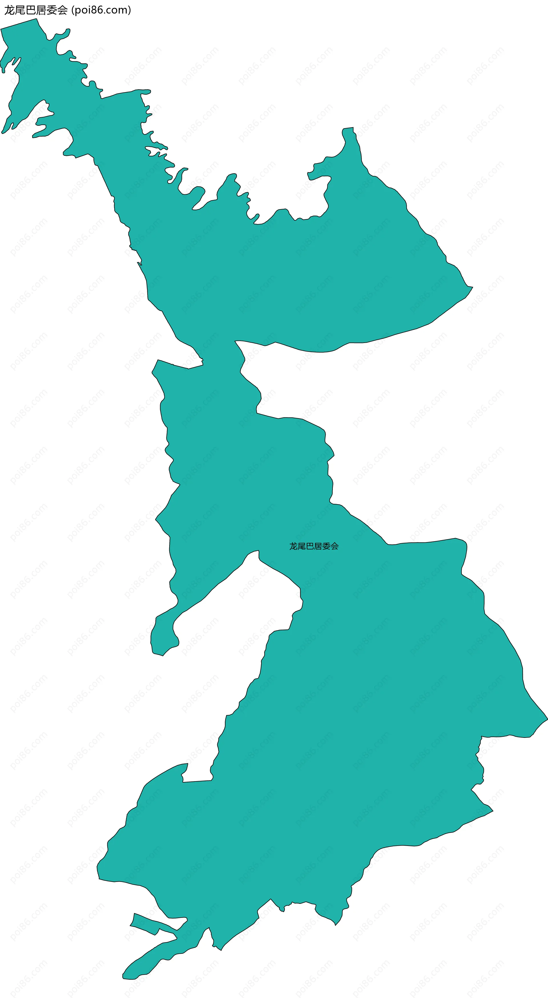 龙尾巴居委会边界地图