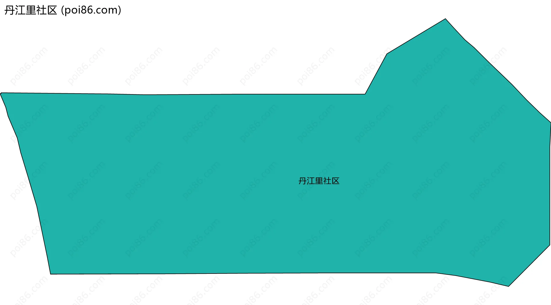 丹江里社区边界地图