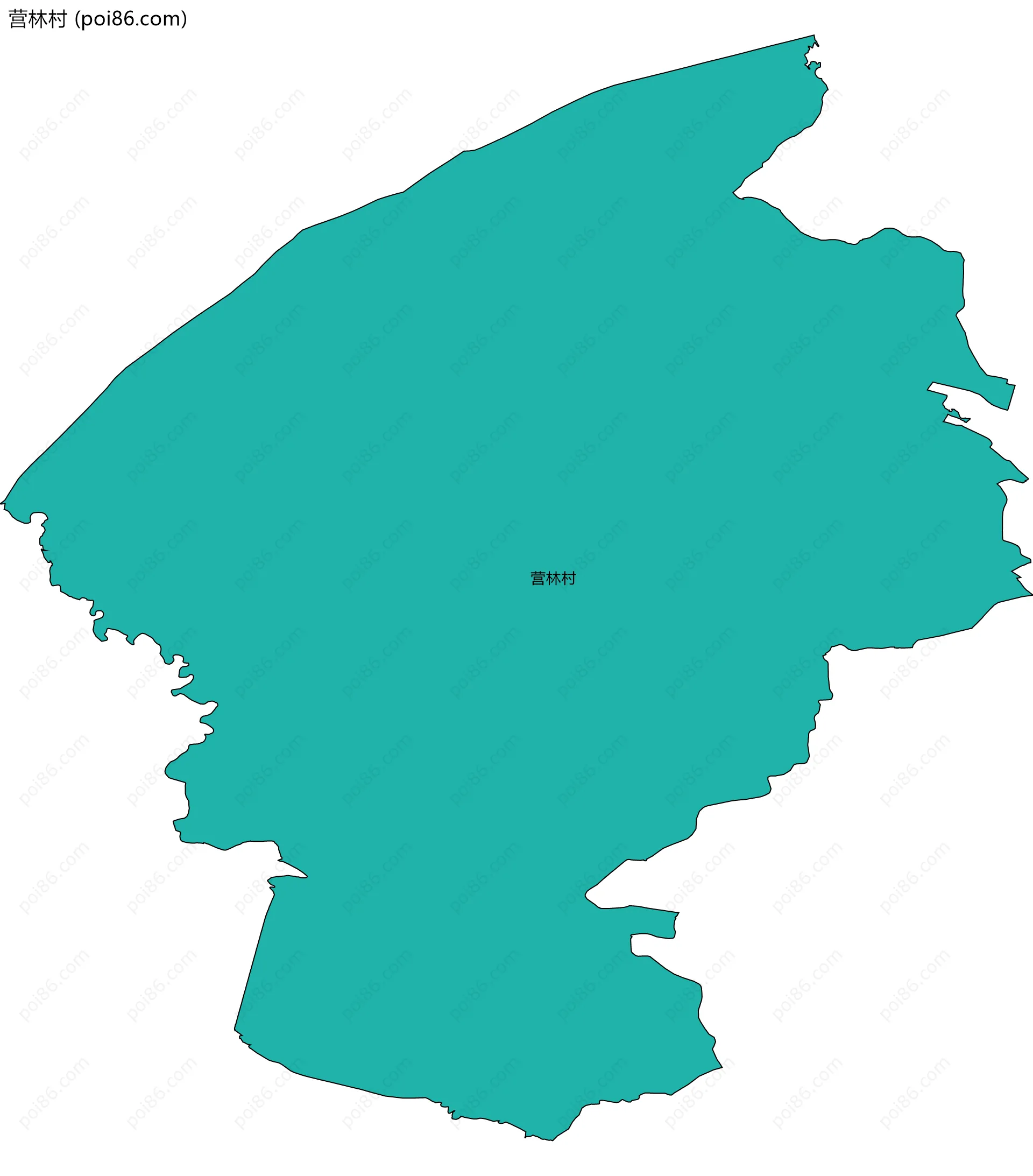 营林村边界地图