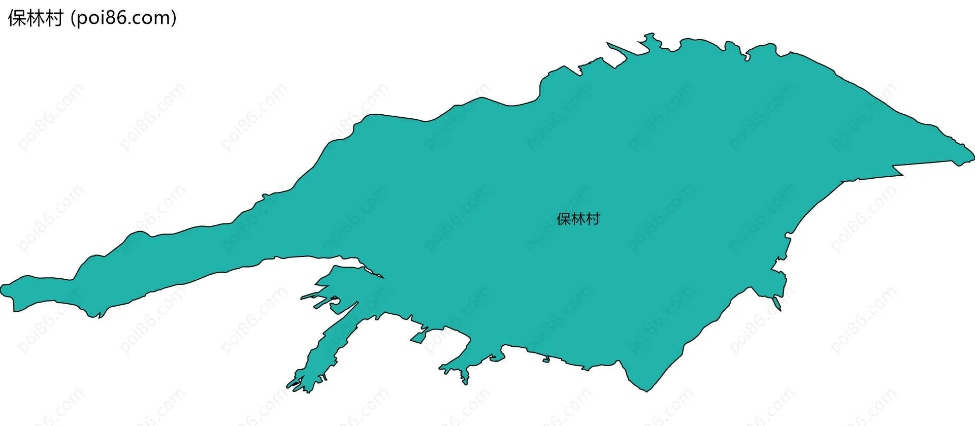 保林村边界地图