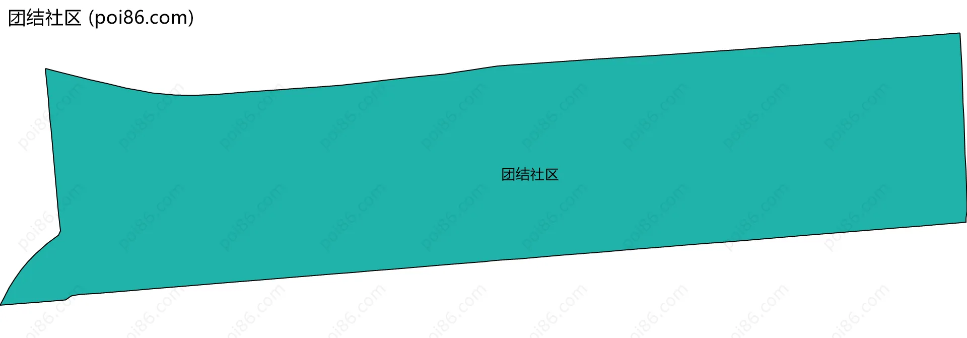 团结社区边界地图