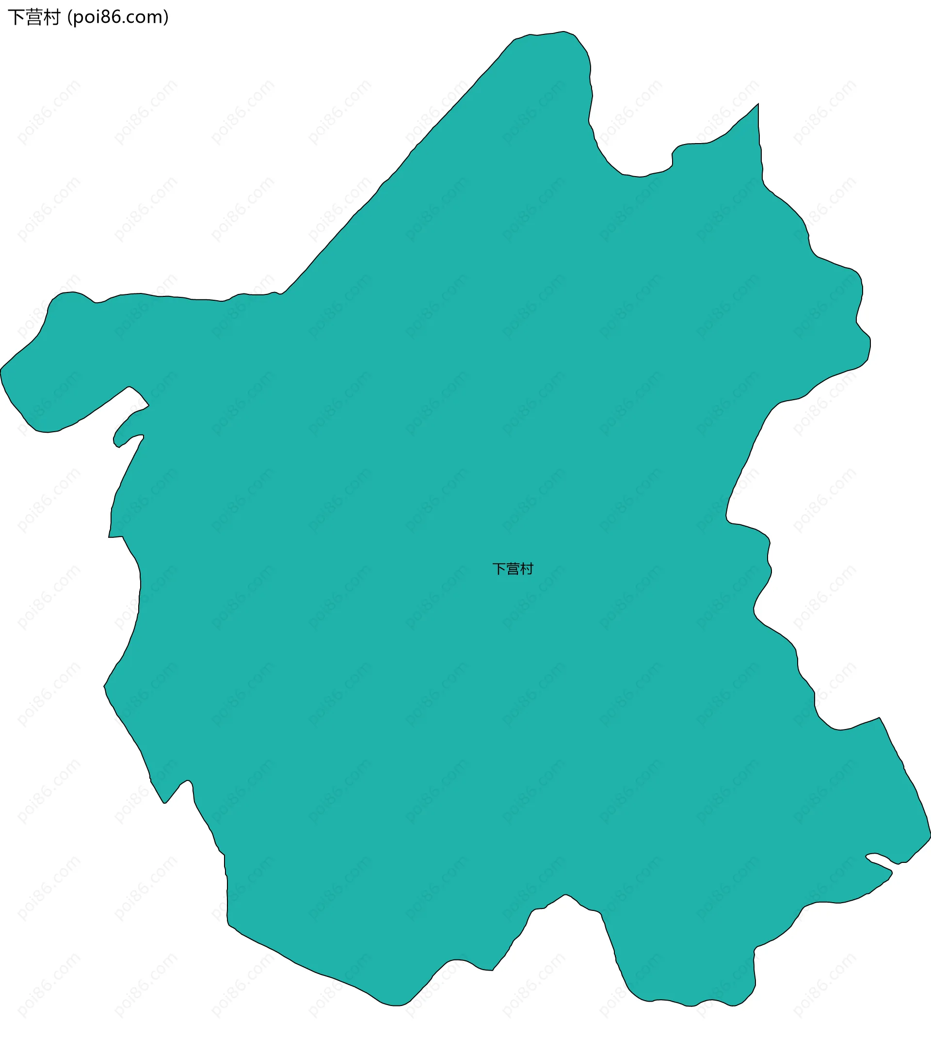 下营村边界地图