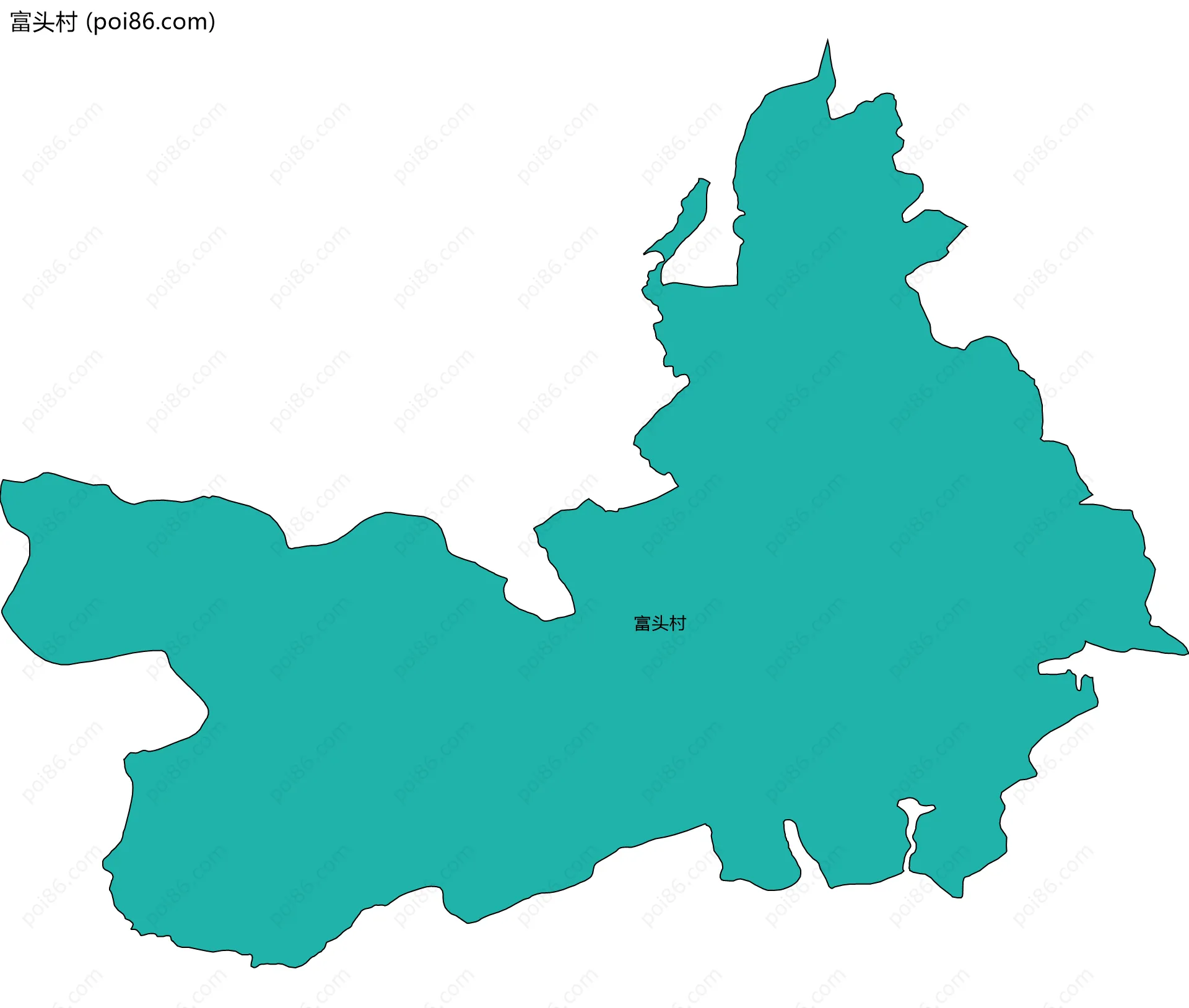 富头村边界地图