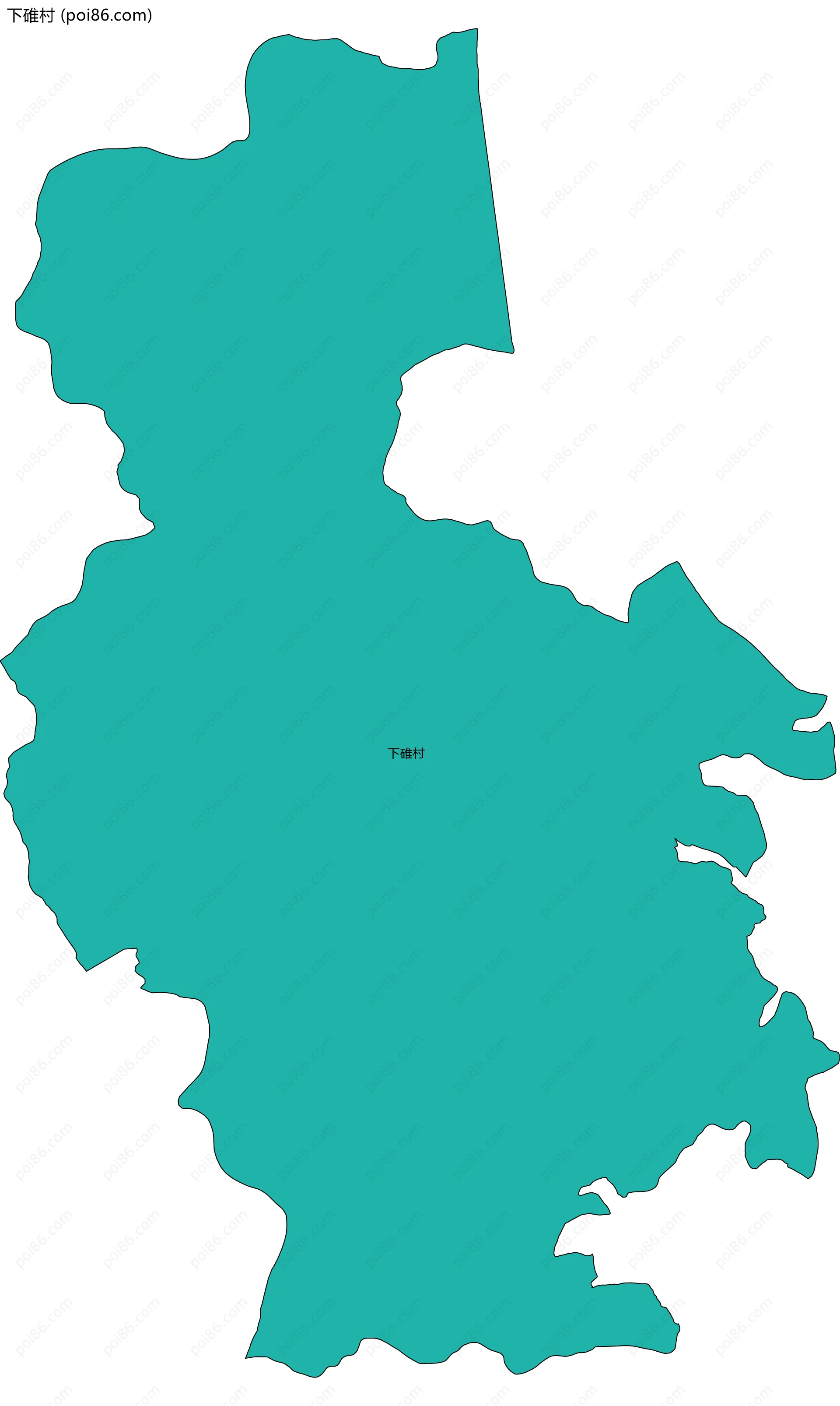 下碓村边界地图