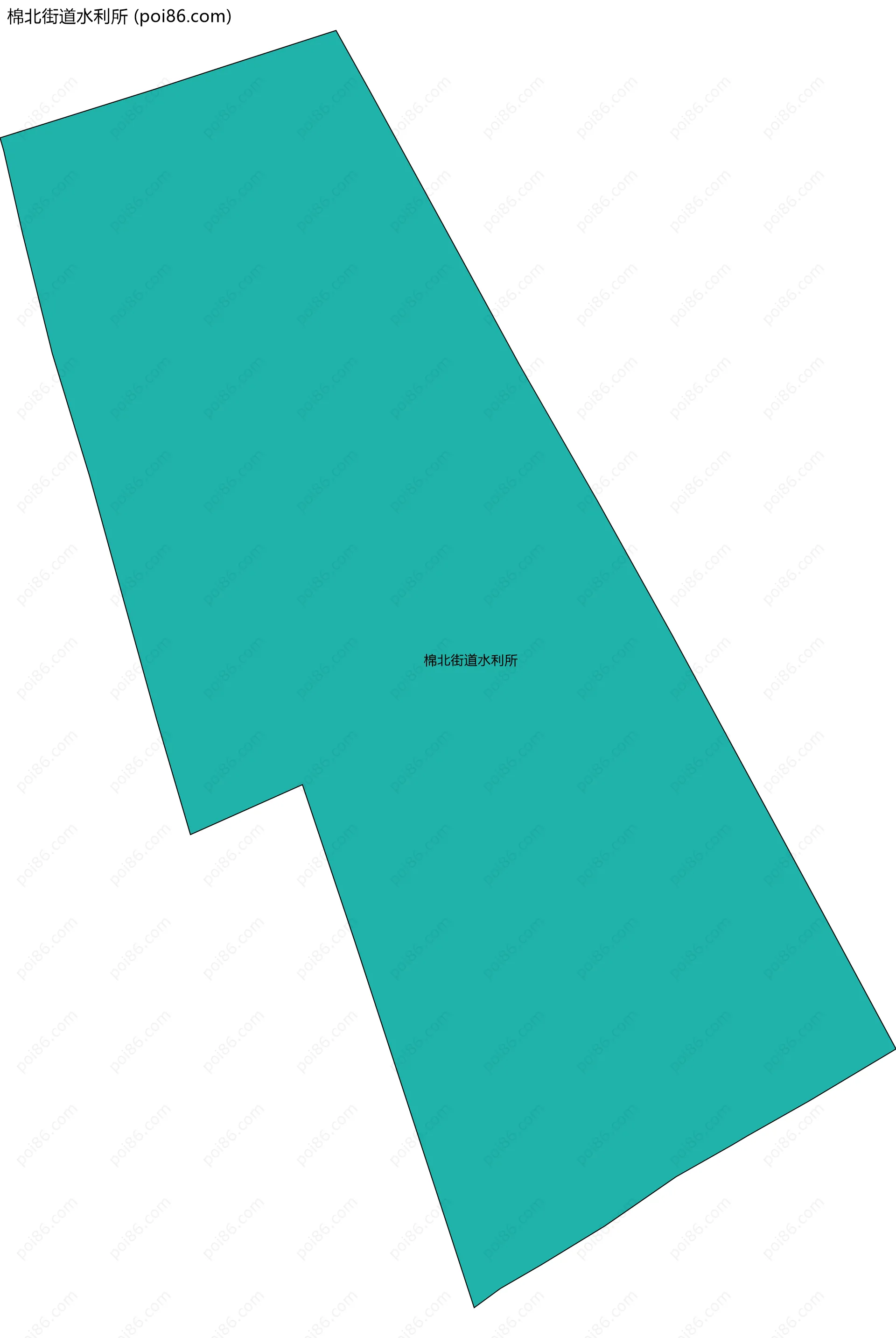 棉北街道水利所边界地图