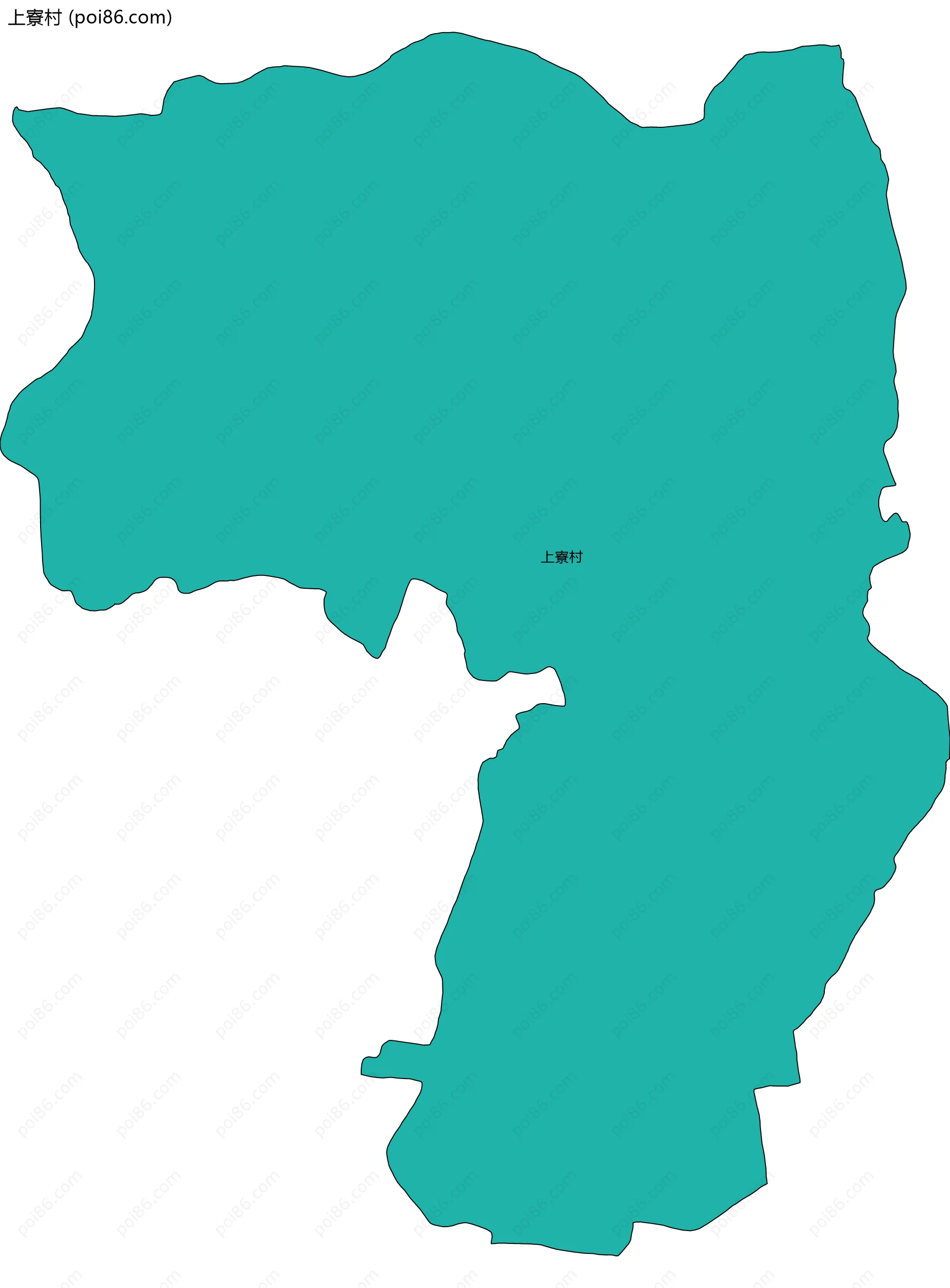 上寮村边界地图