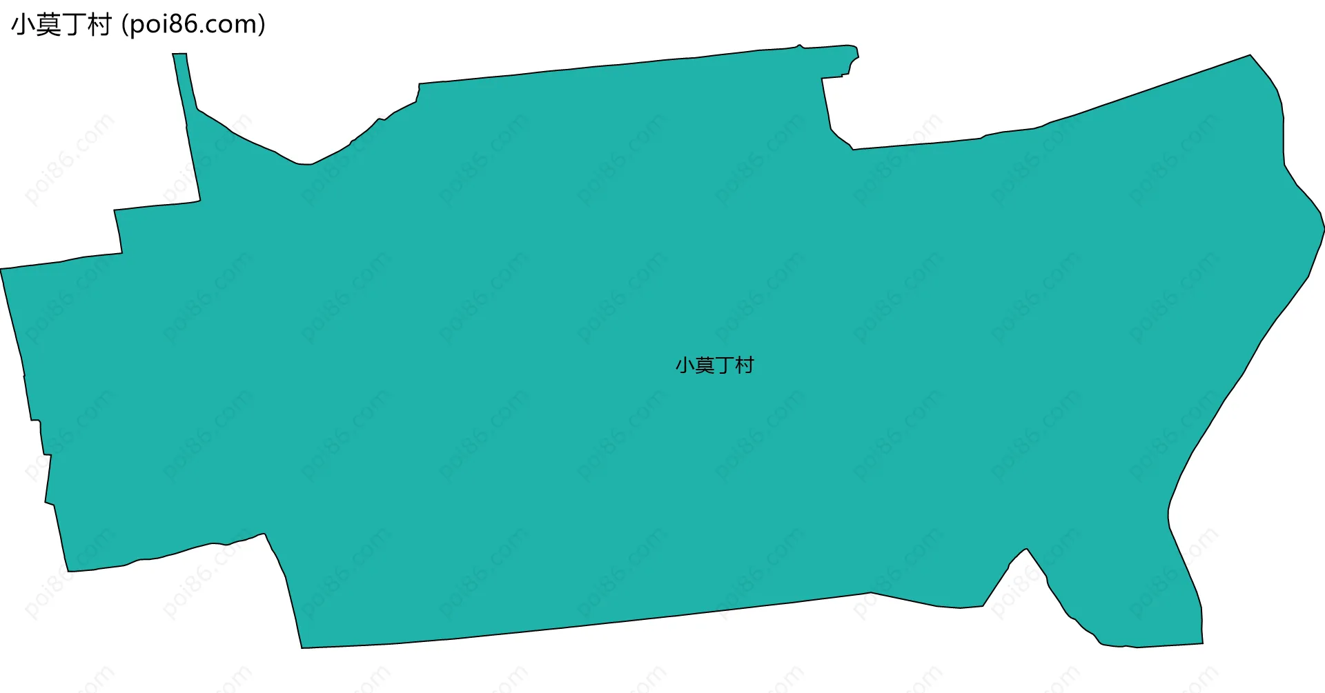小莫丁村边界地图