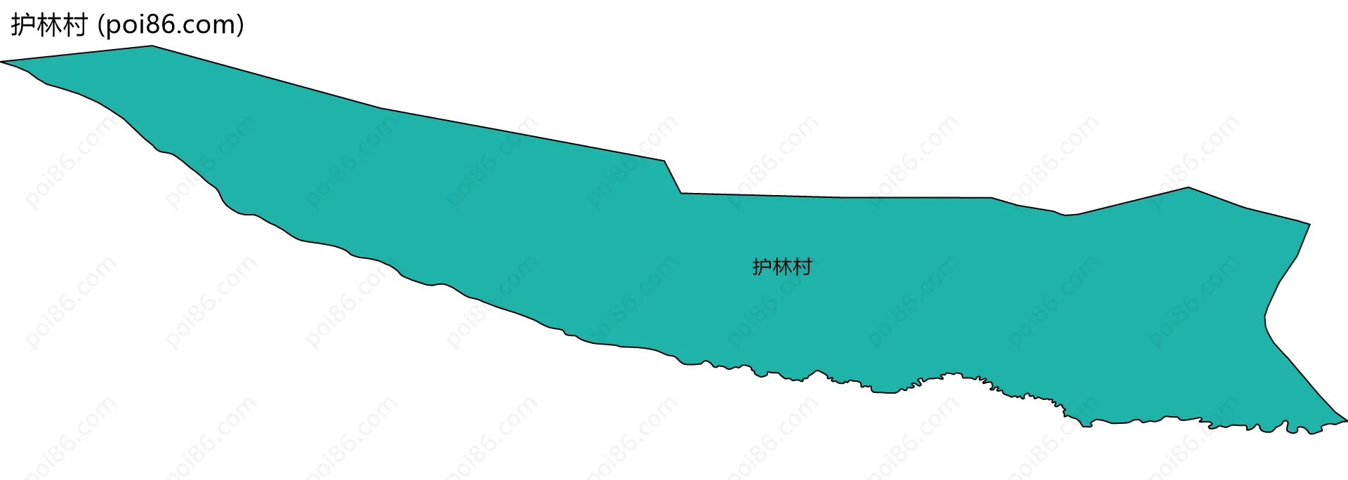护林村边界地图