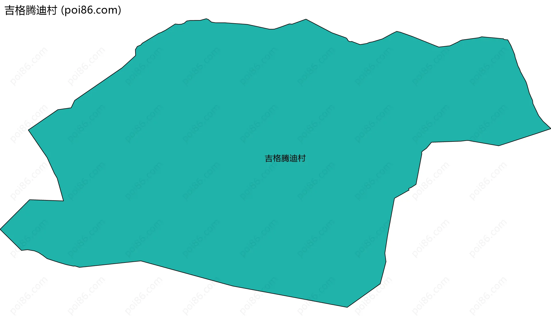 吉格腾迪村边界地图