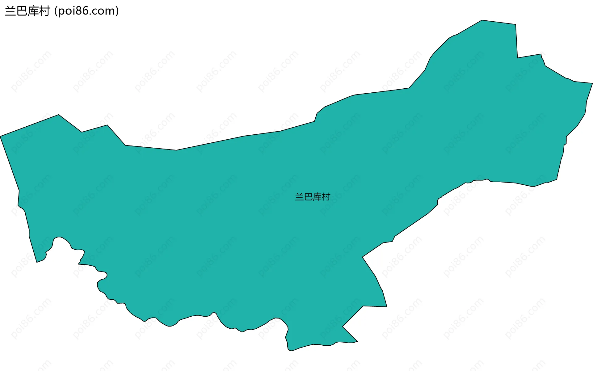 兰巴库村边界地图
