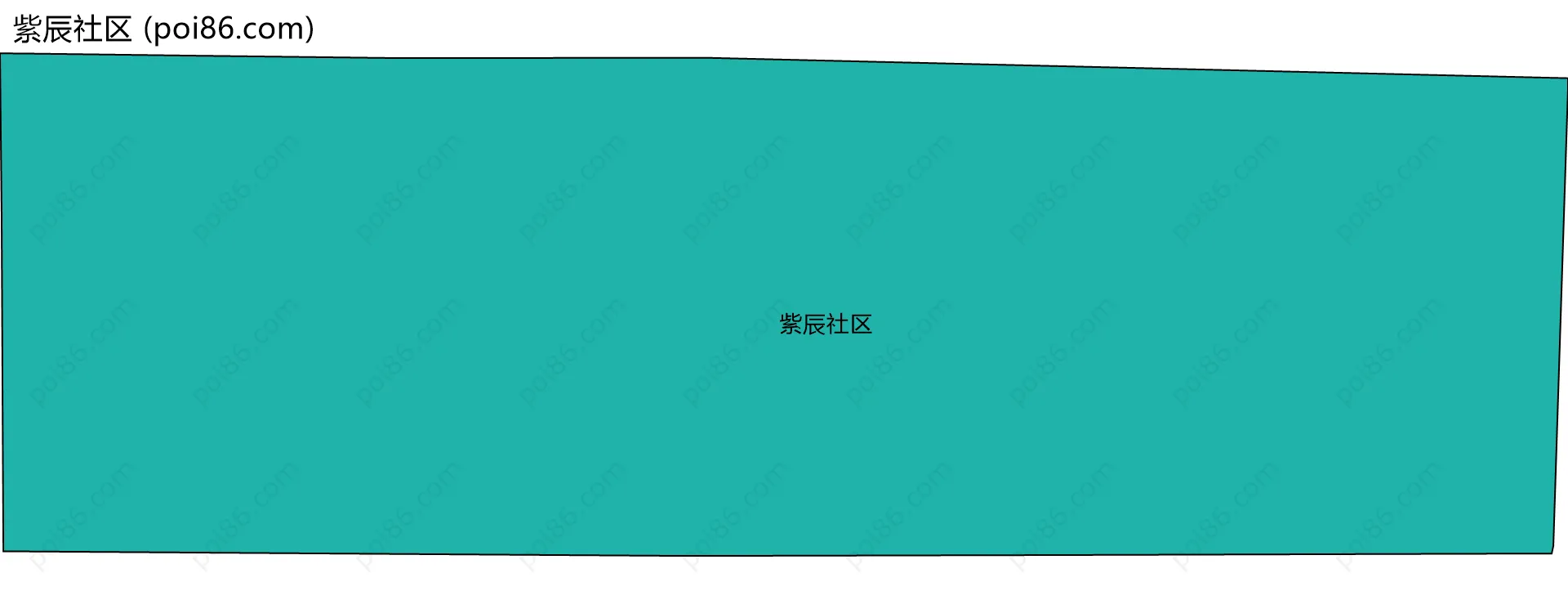紫辰社区边界地图