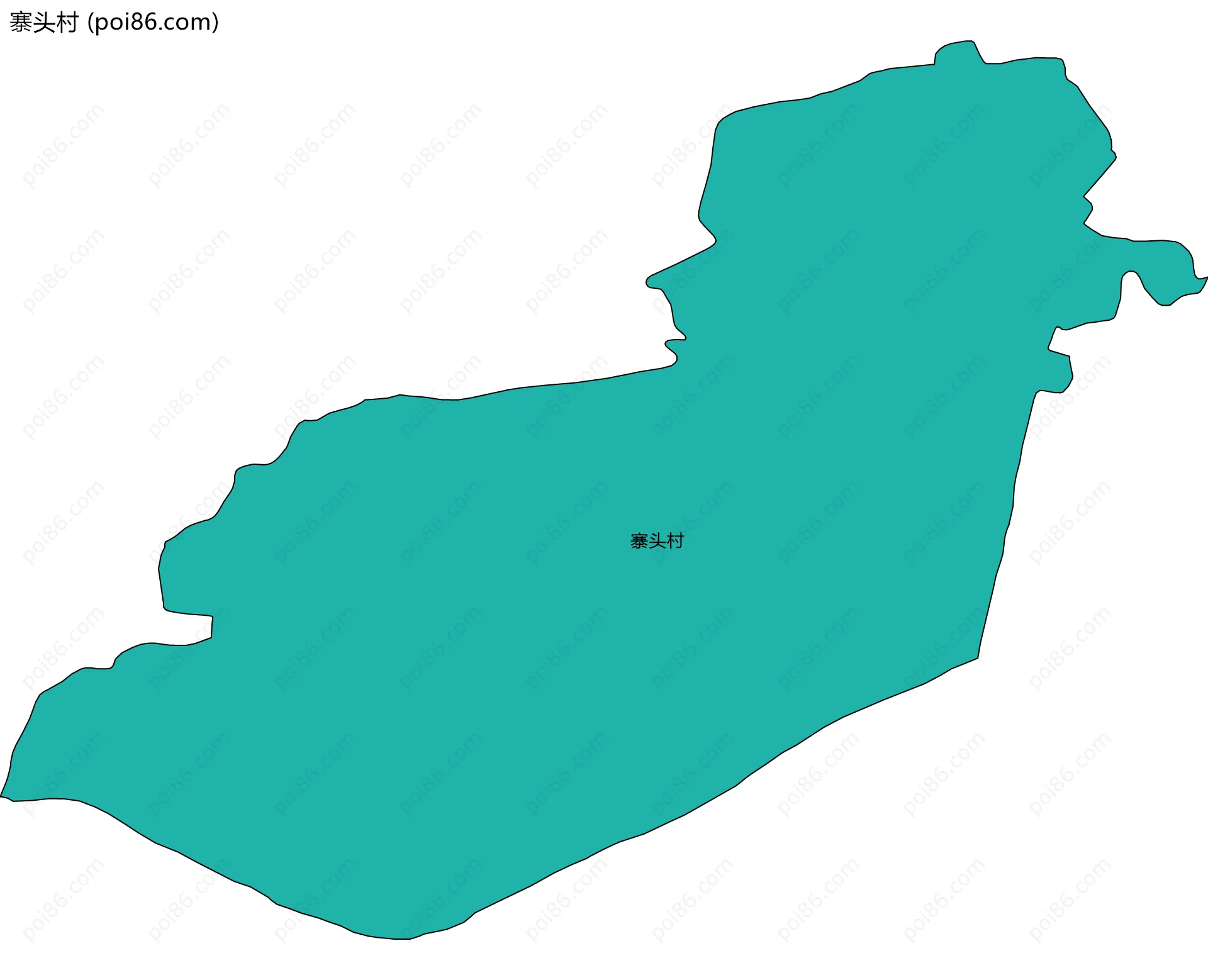 寨头村边界地图