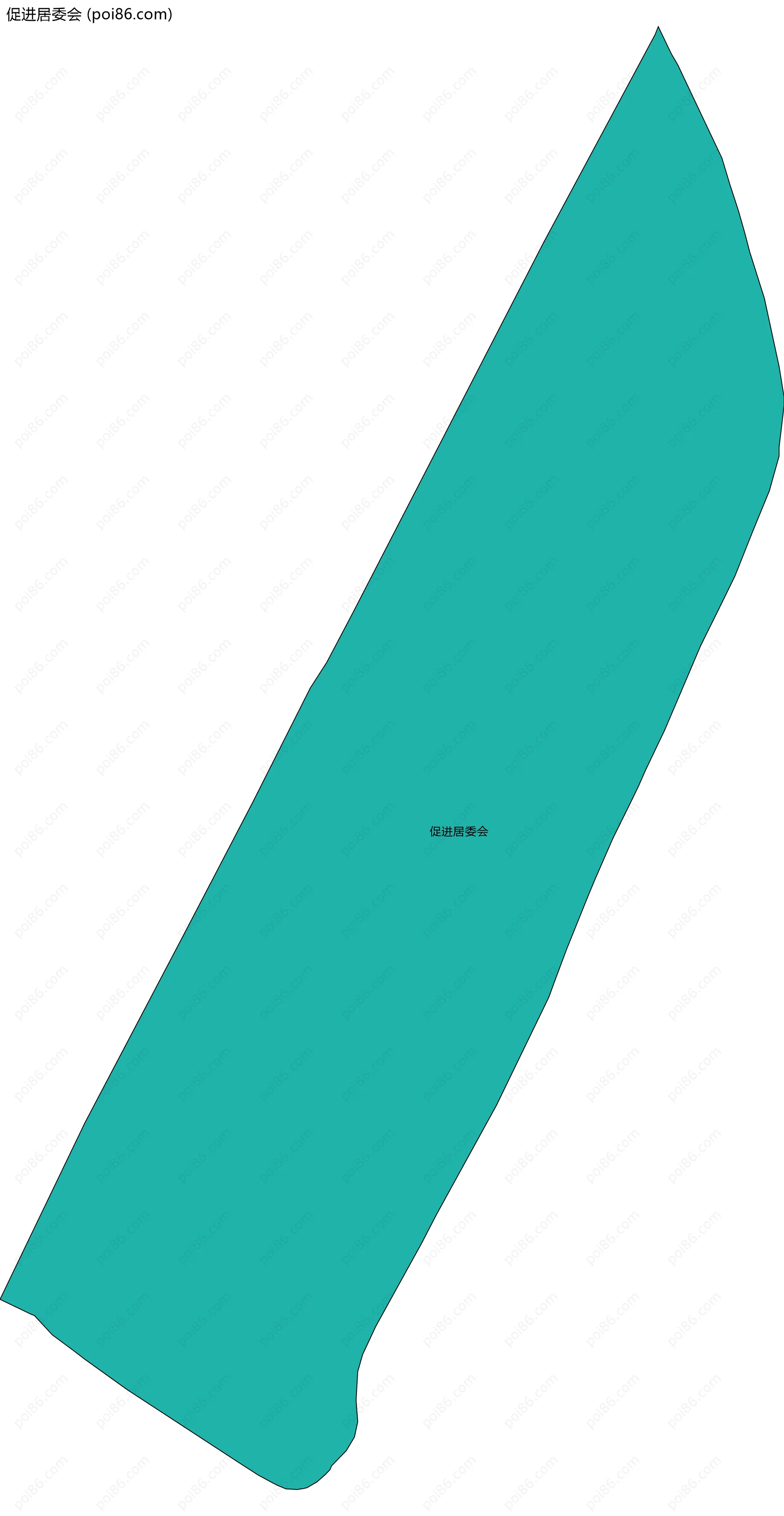 促进居委会边界地图