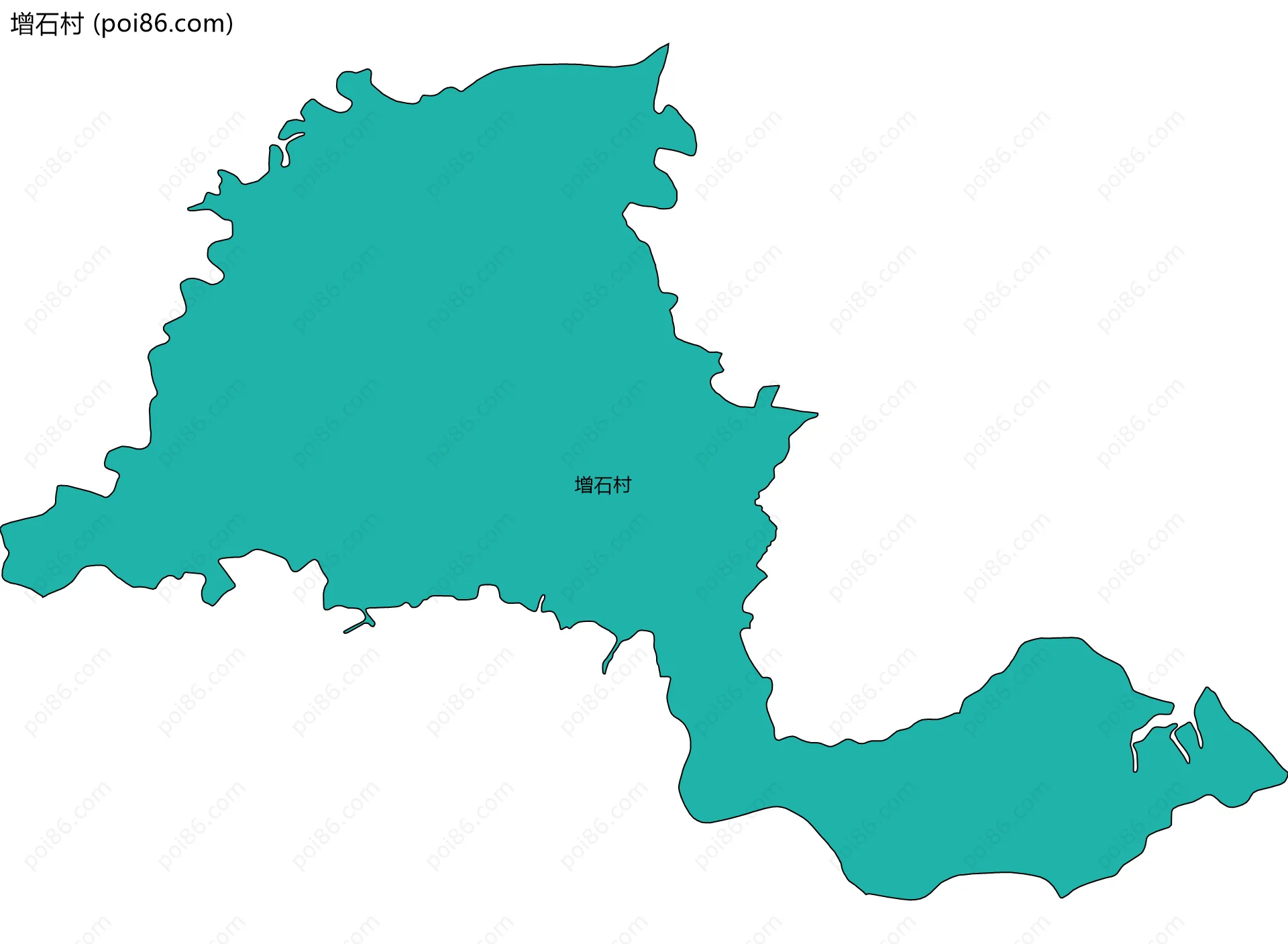 增石村边界地图