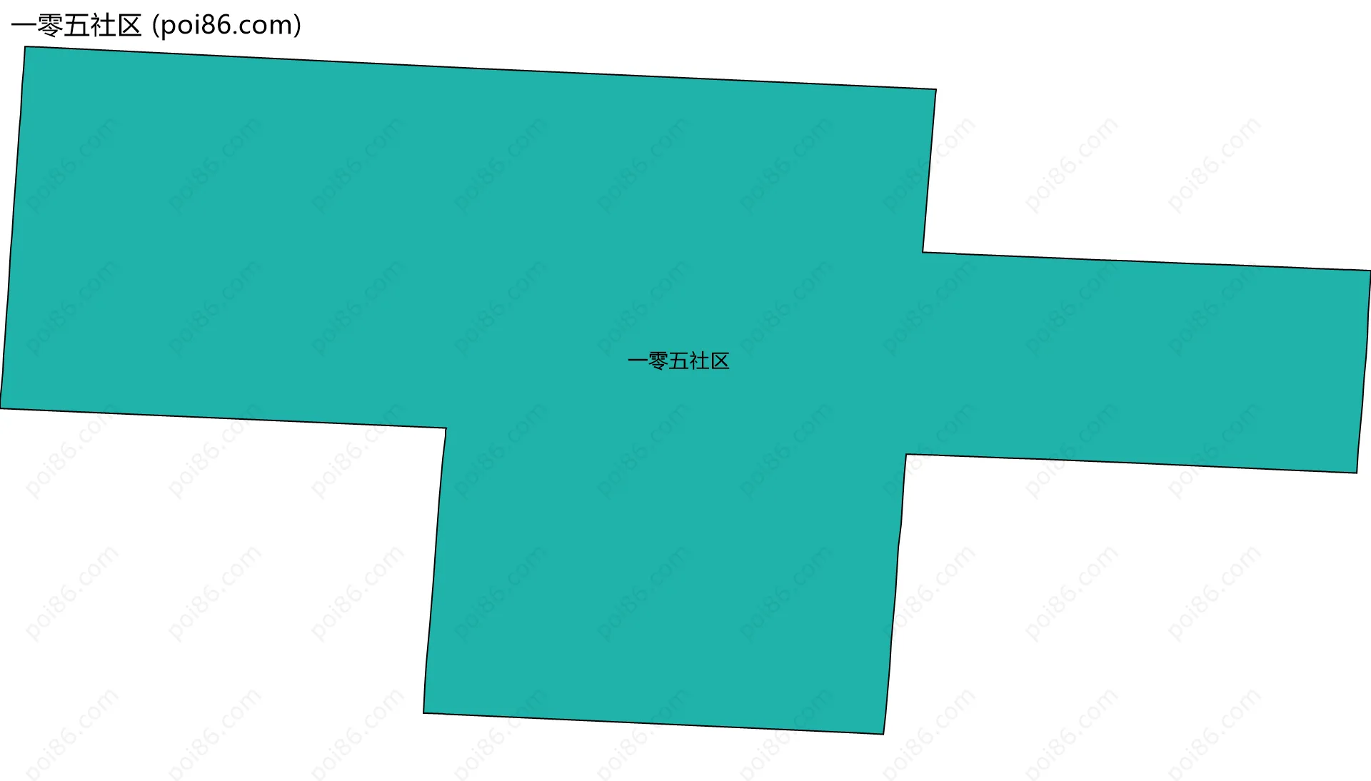 一零五社区边界地图