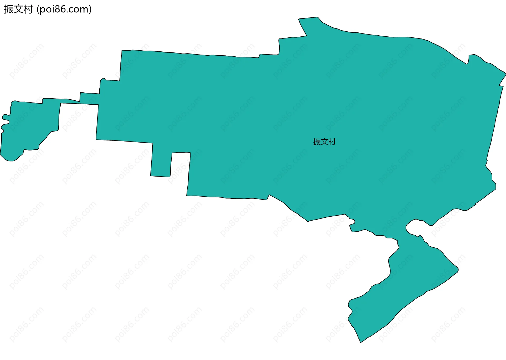 振文村边界地图