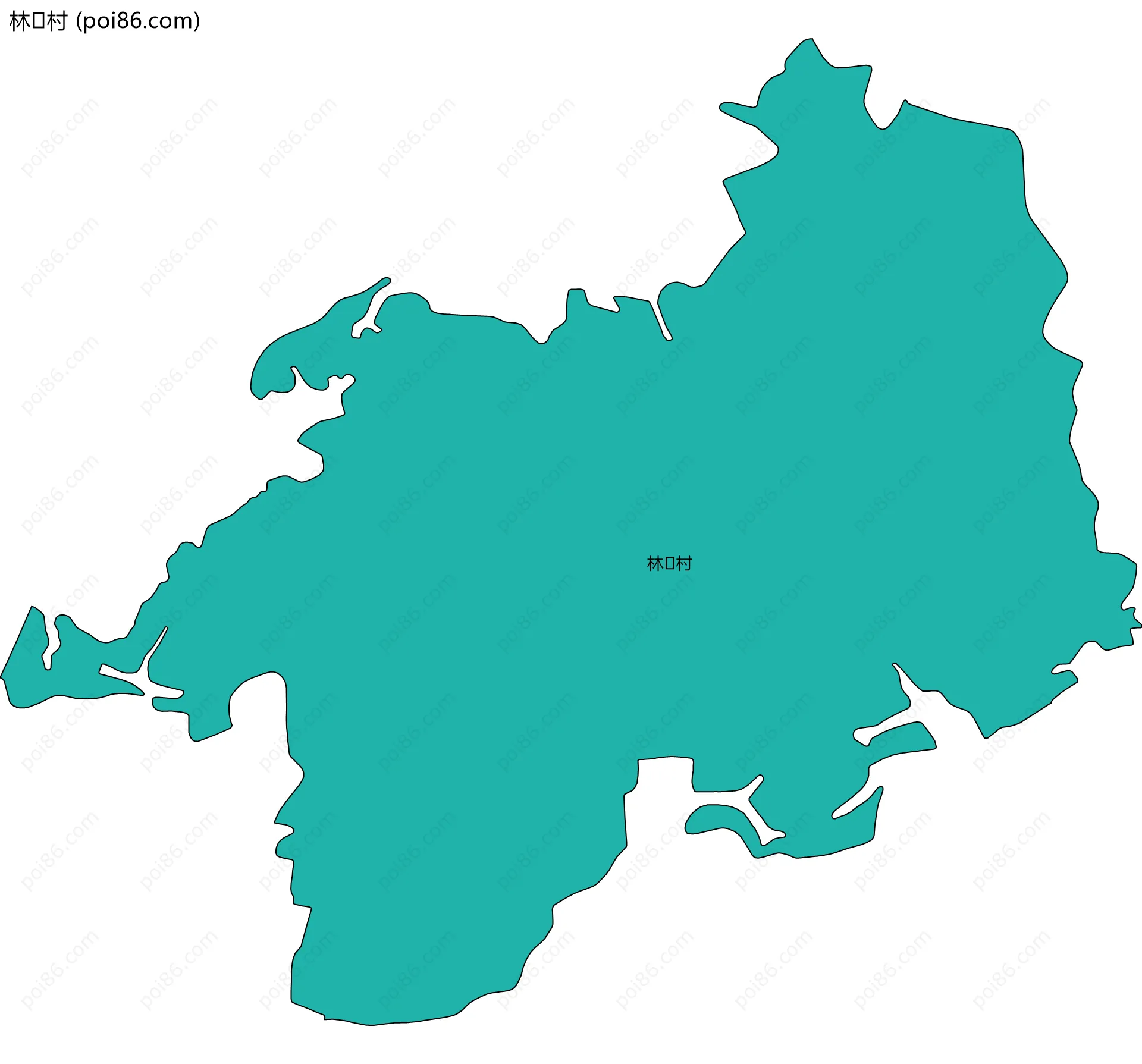 林村边界地图