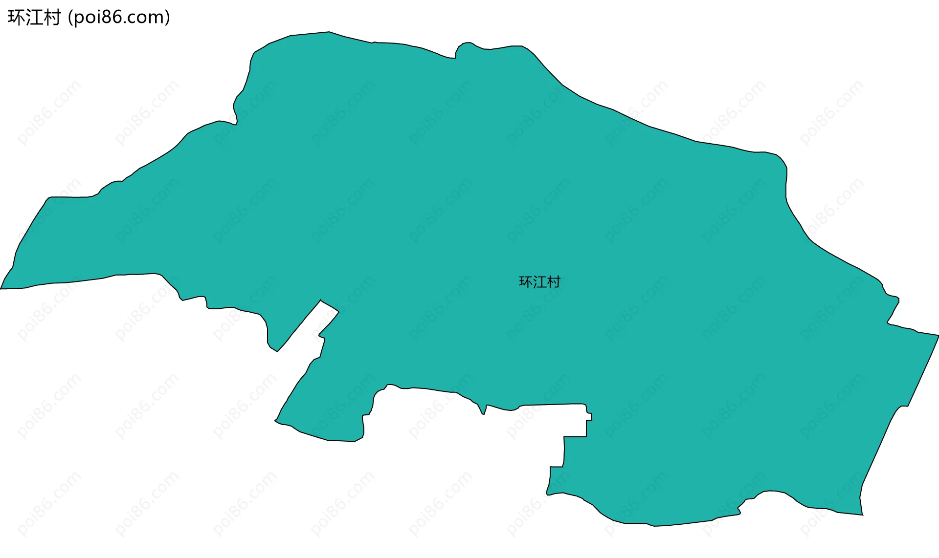 环江村边界地图
