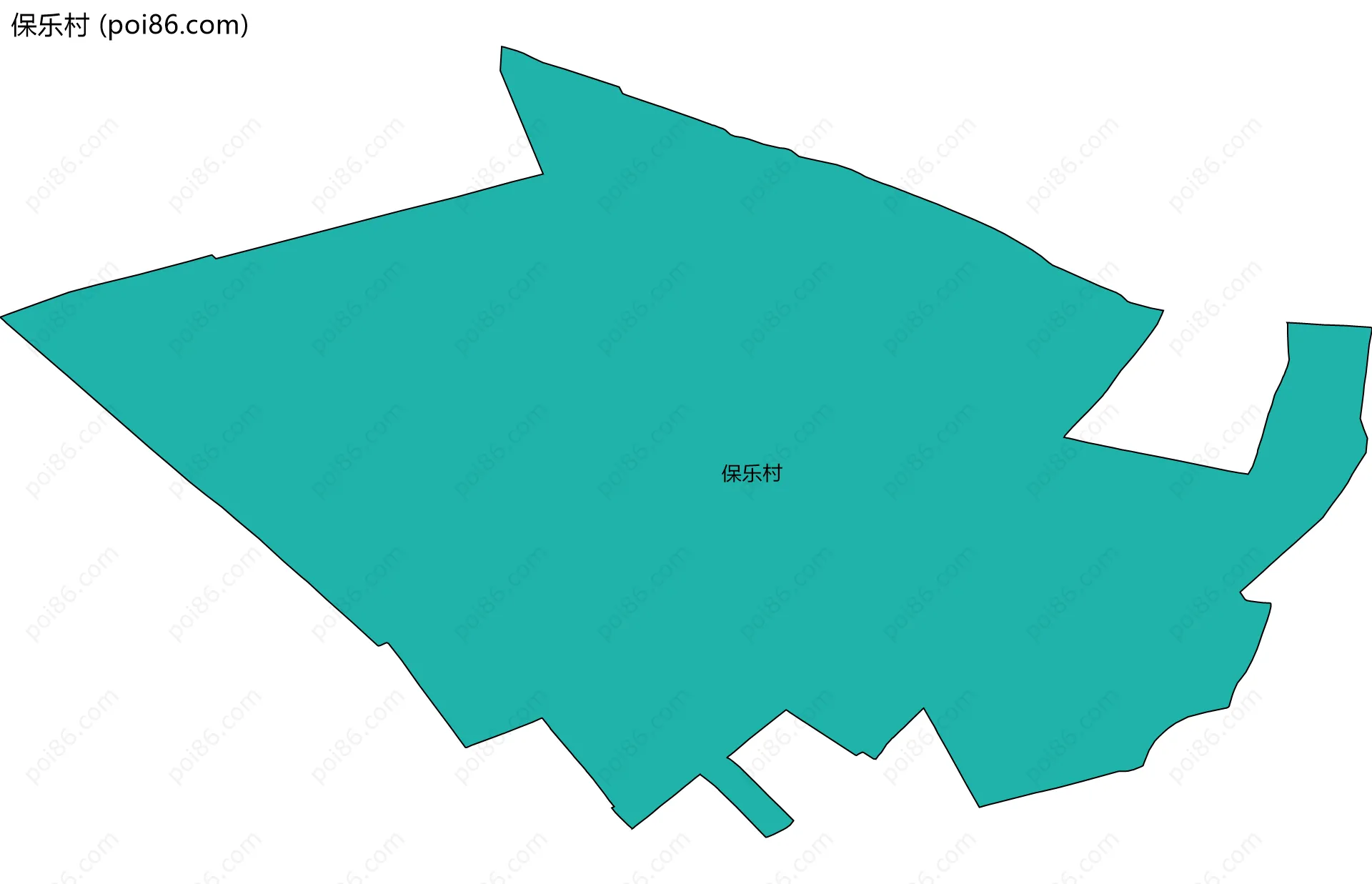 保乐村边界地图