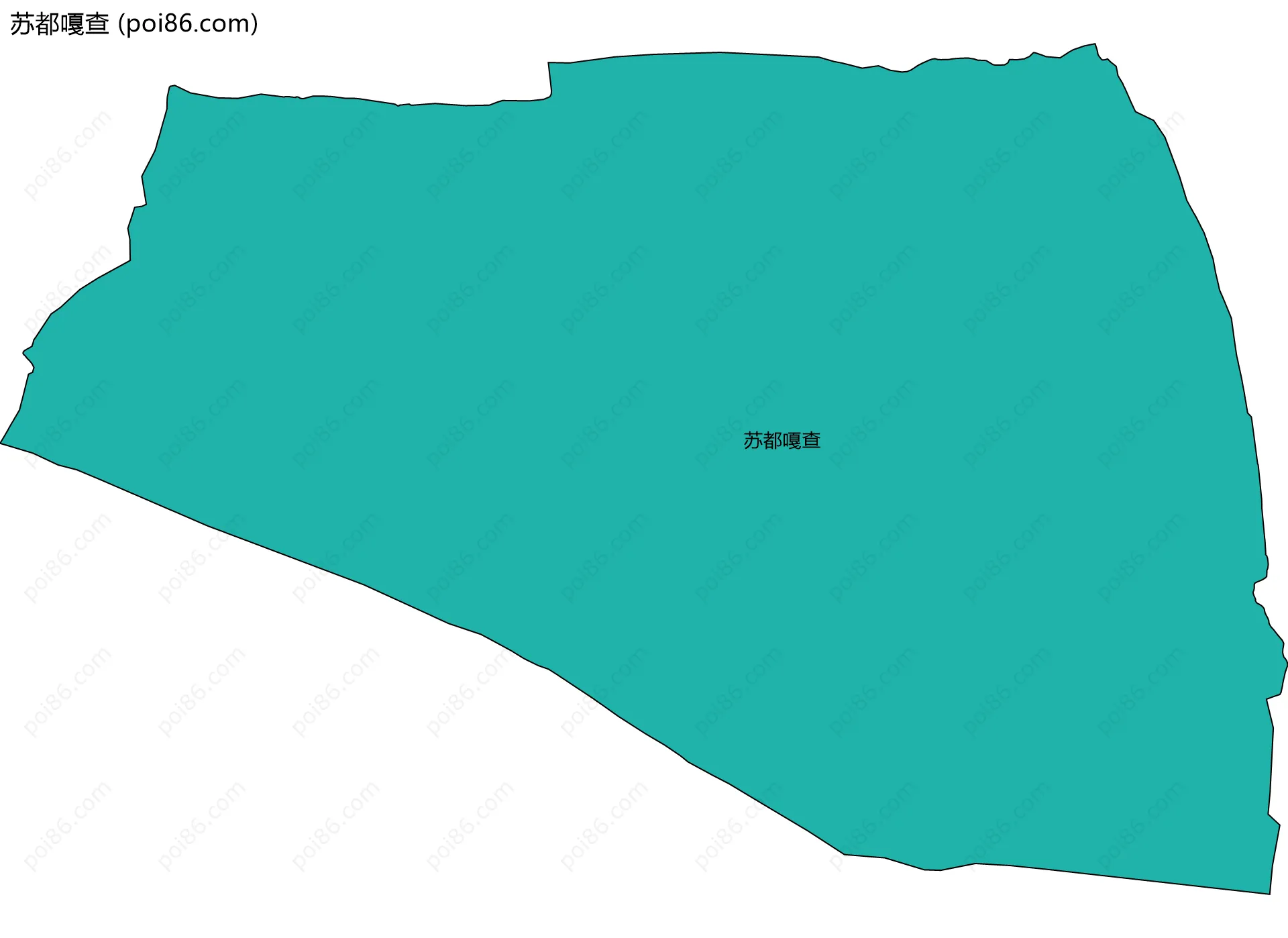 苏都嘎查边界地图