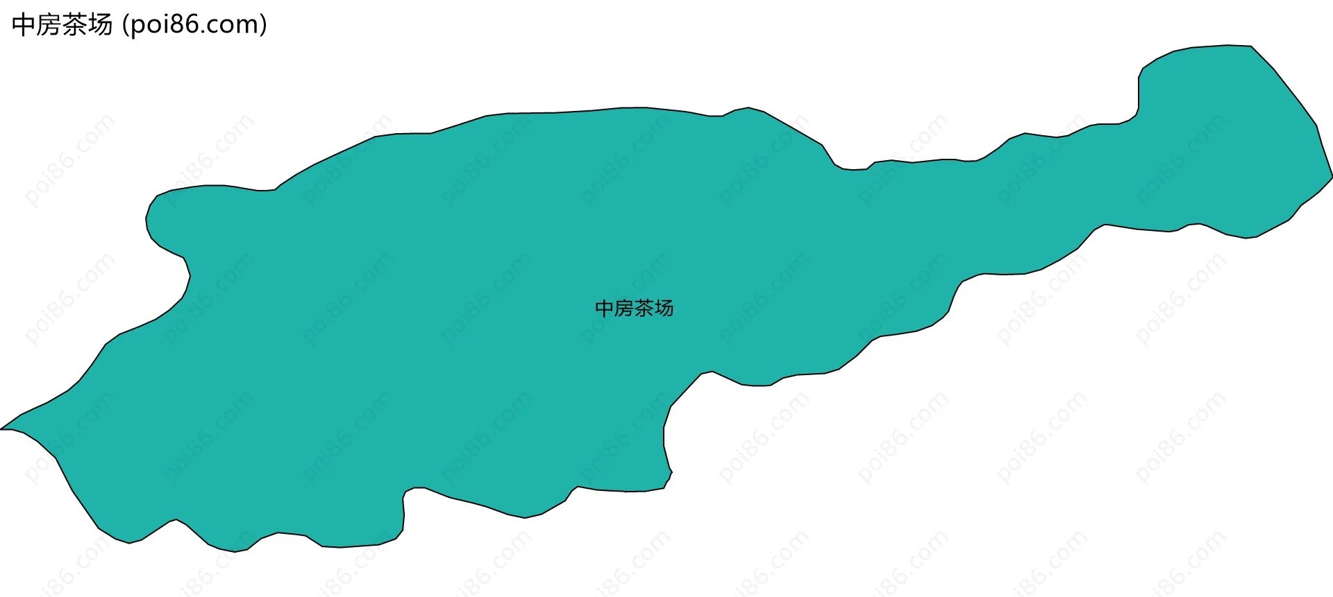 中房茶场边界地图