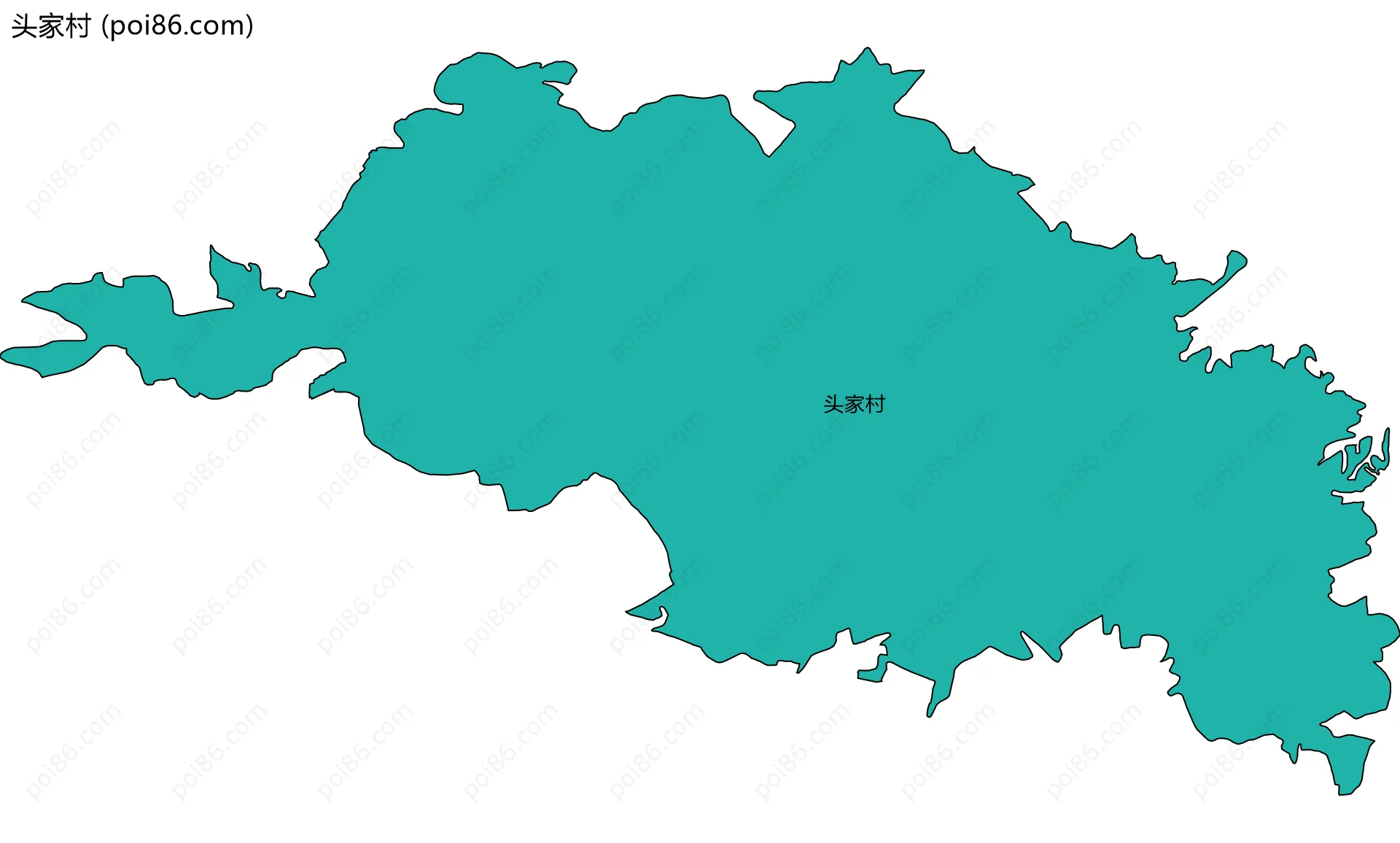 头家村边界地图