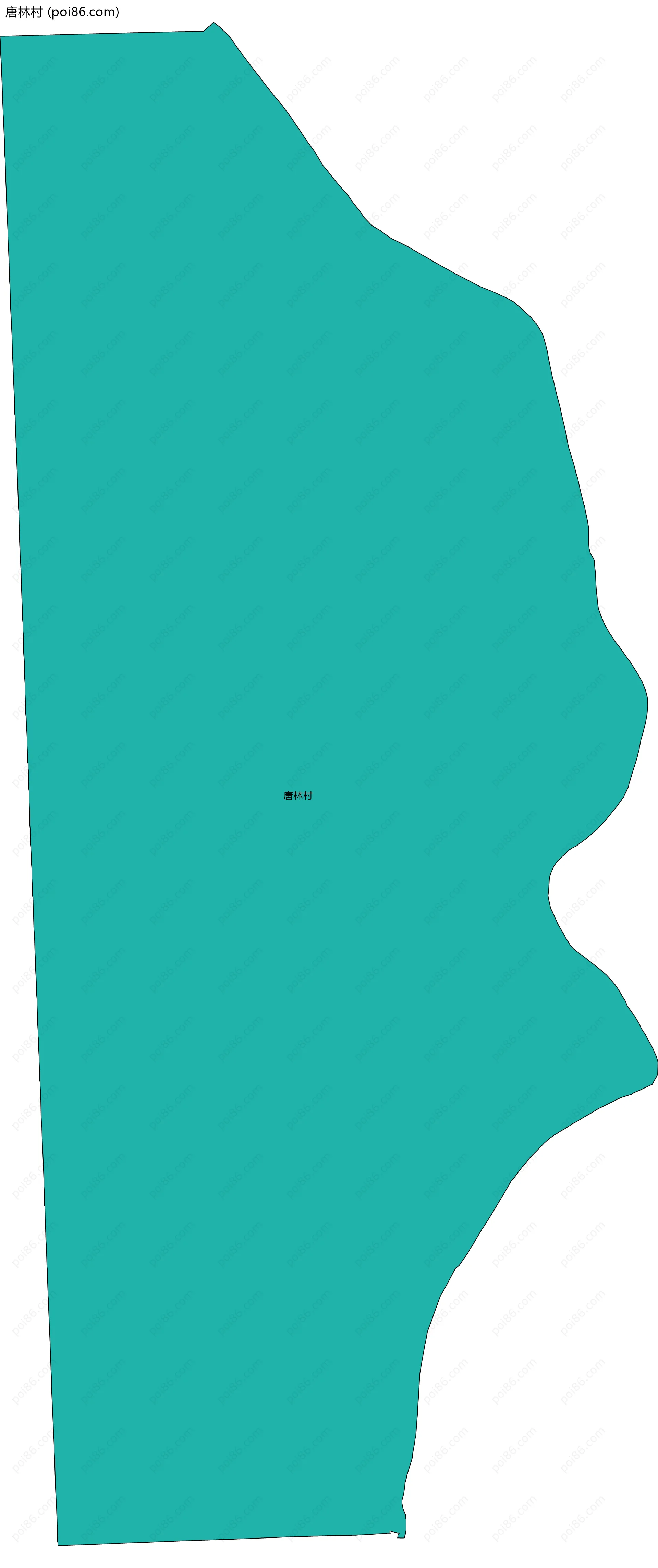 唐林村边界地图