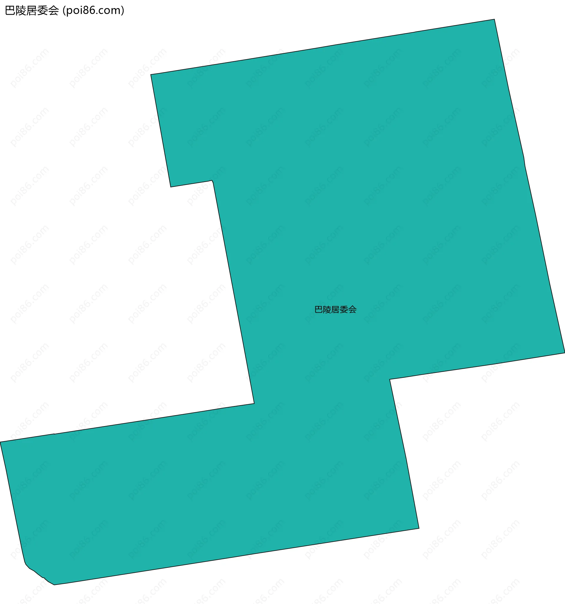 巴陵居委会边界地图