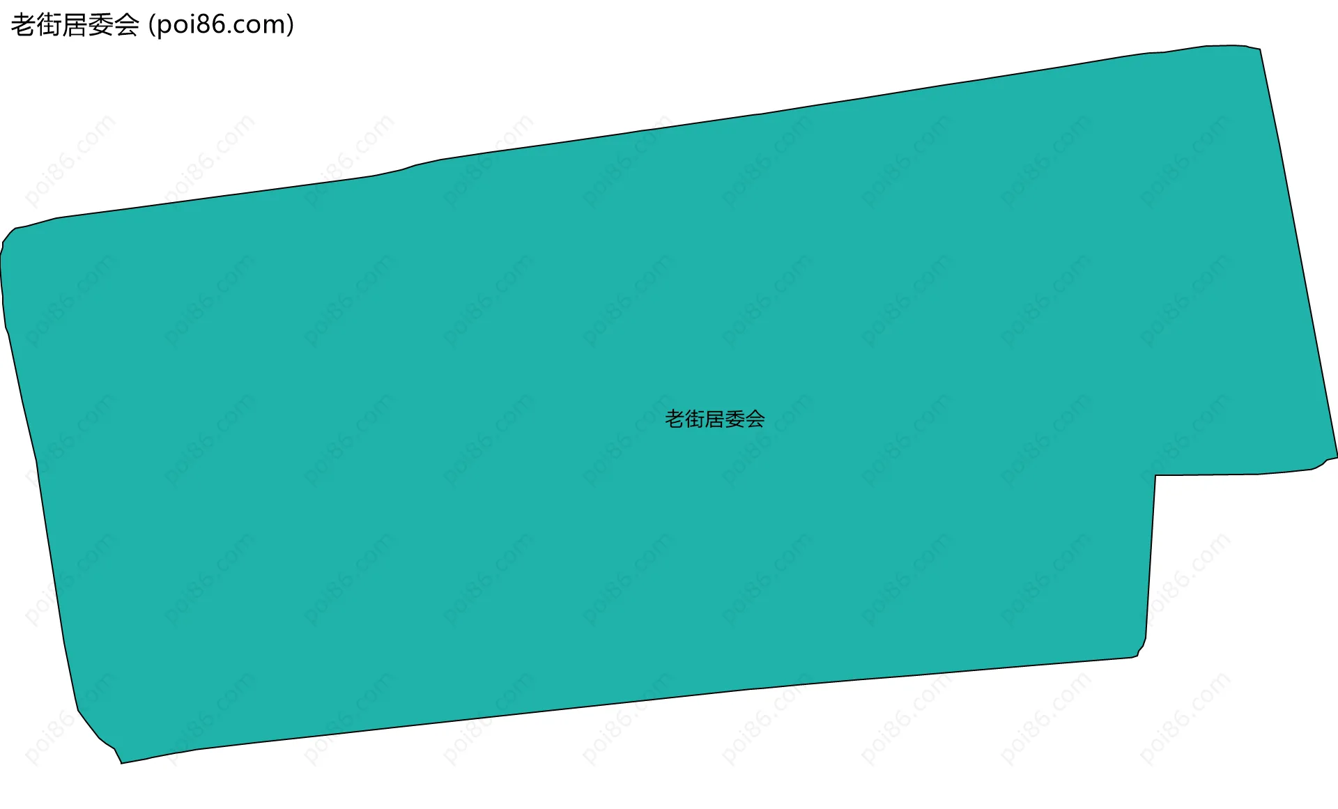 老街居委会边界地图