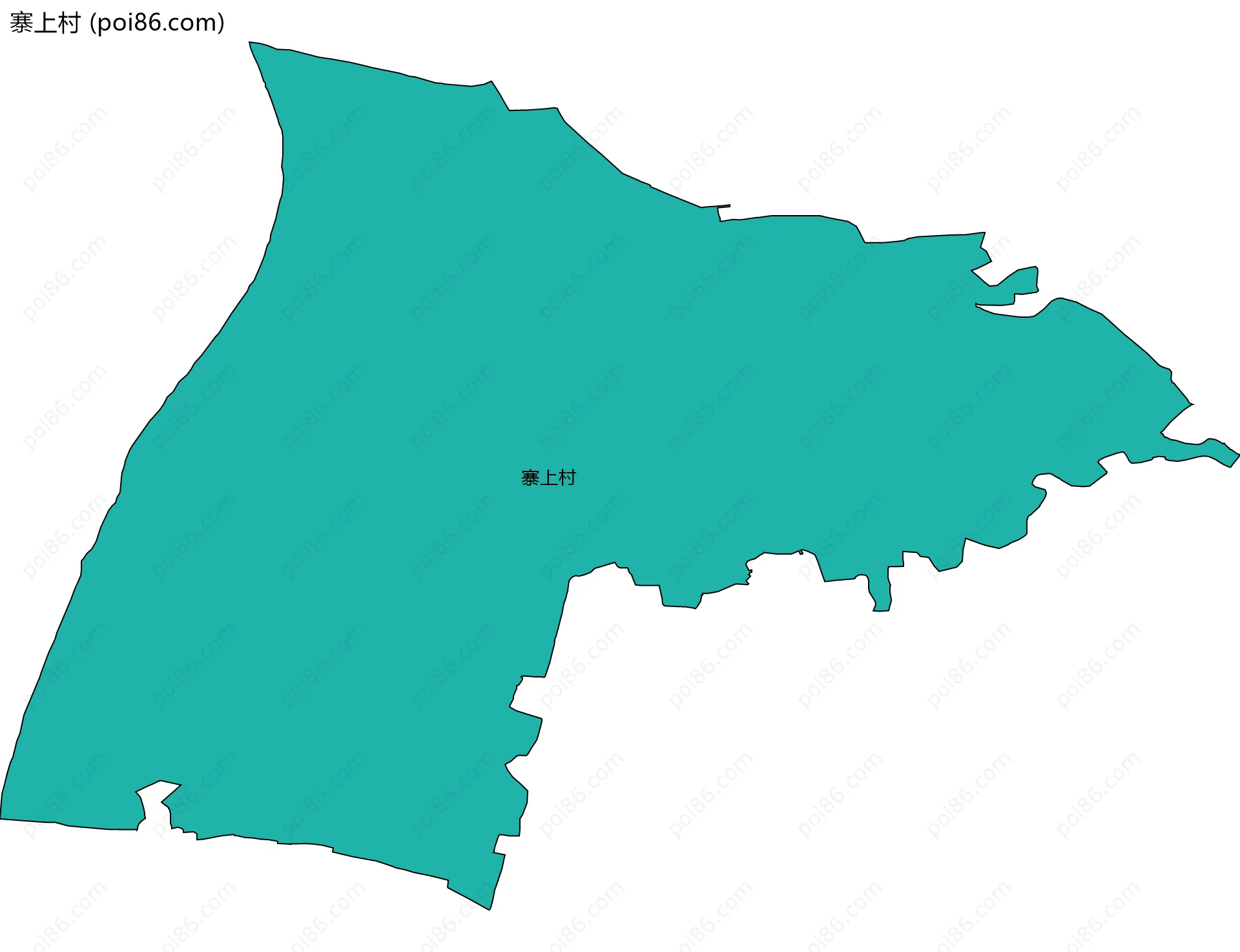 寨上村边界地图