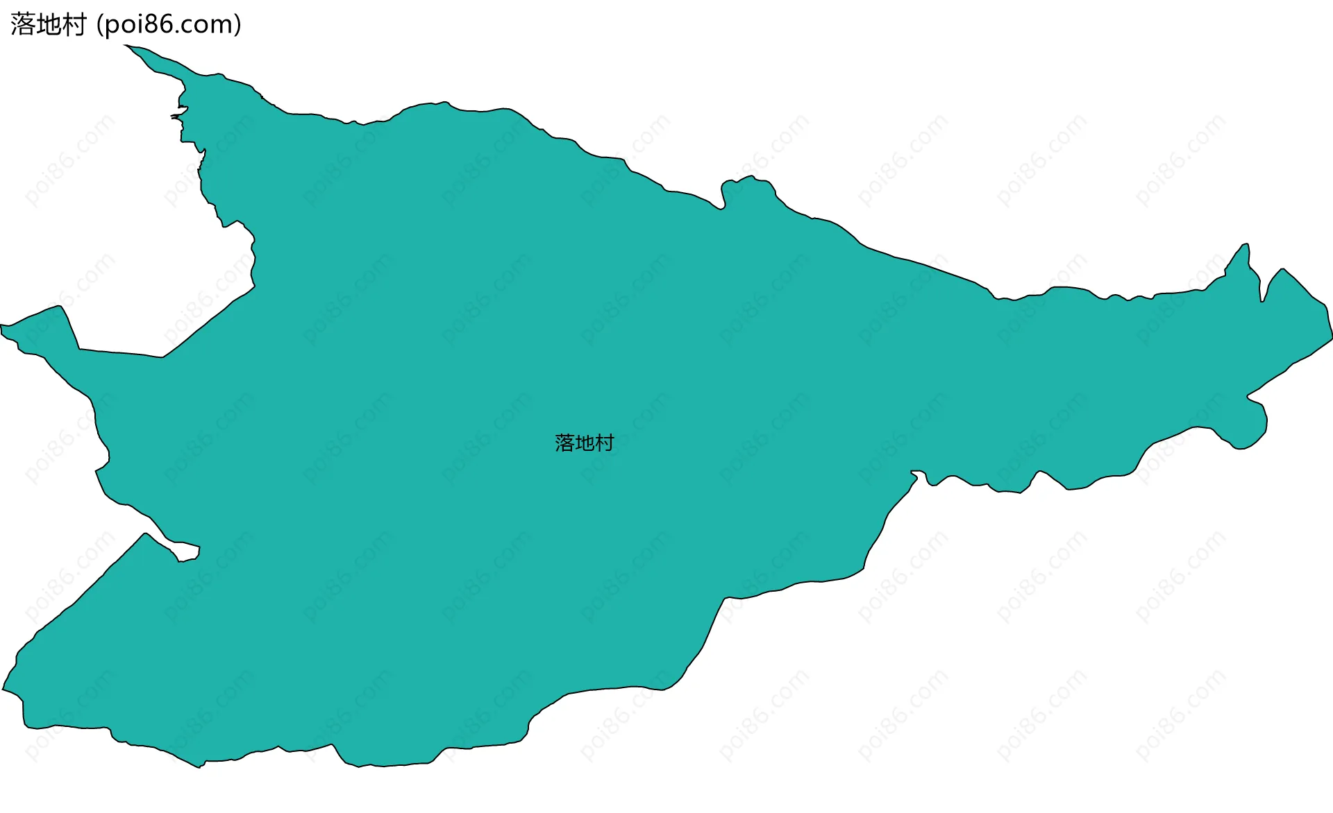 落地村边界地图