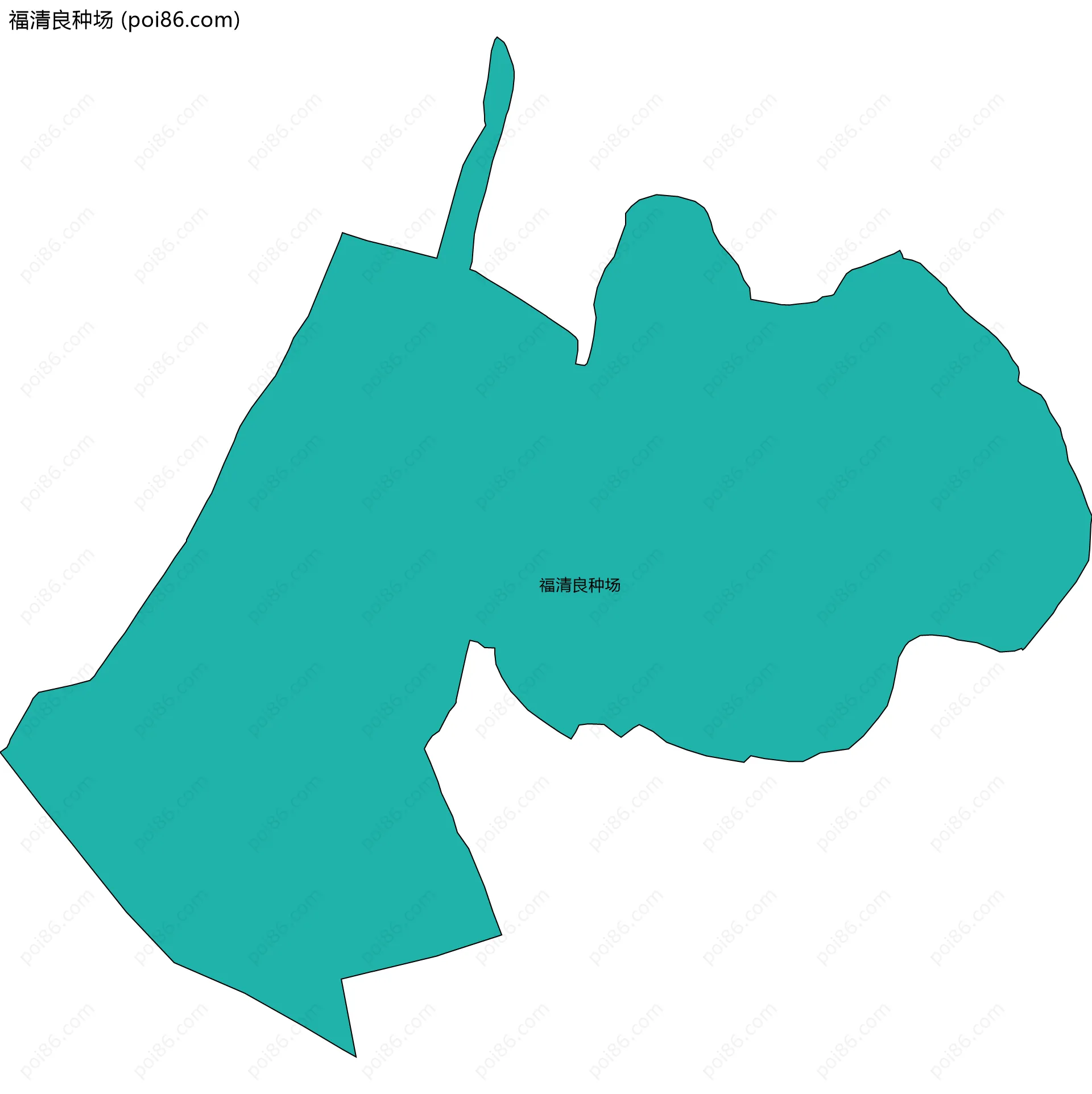 福清良种场边界地图