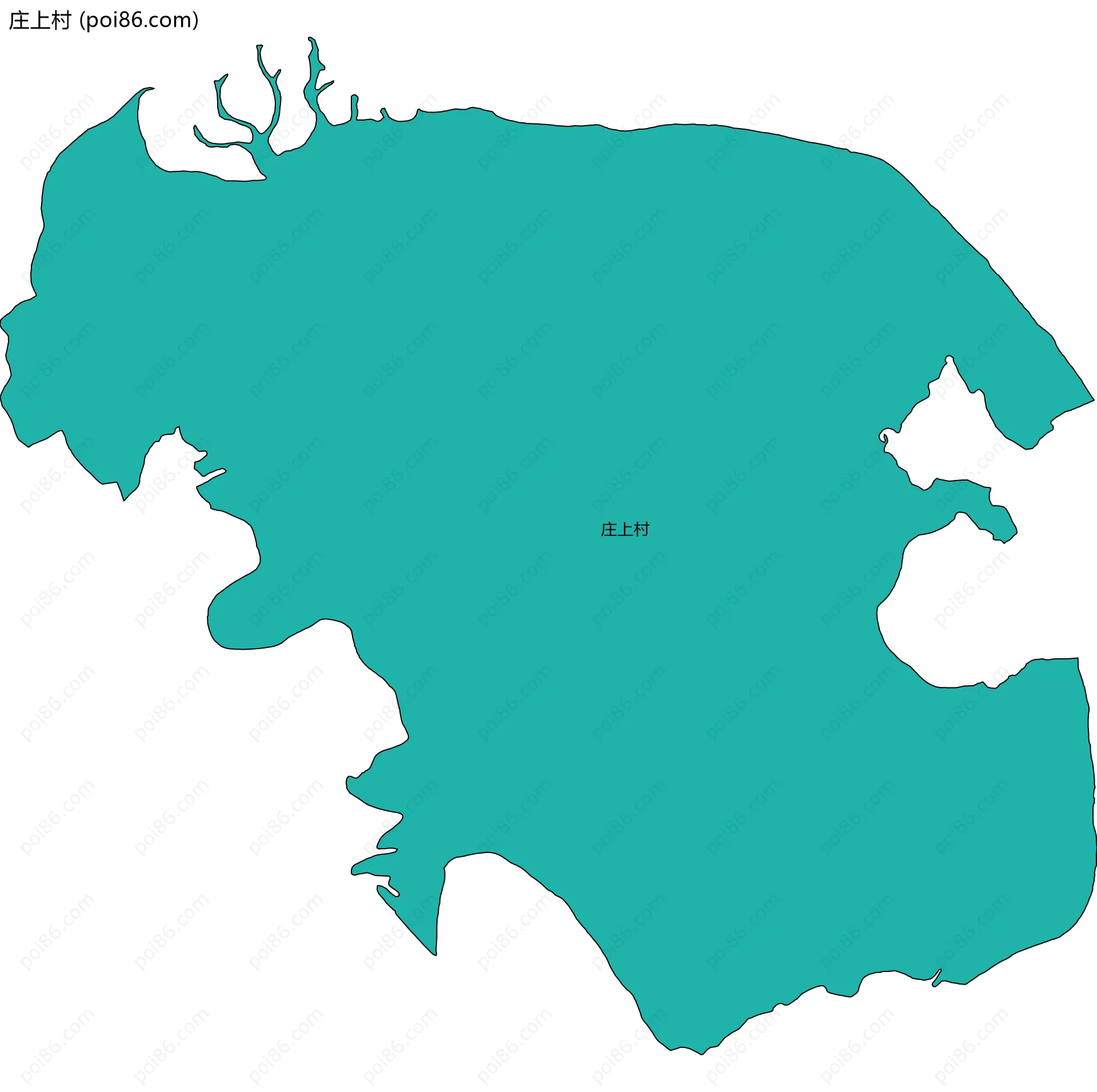 庄上村边界地图