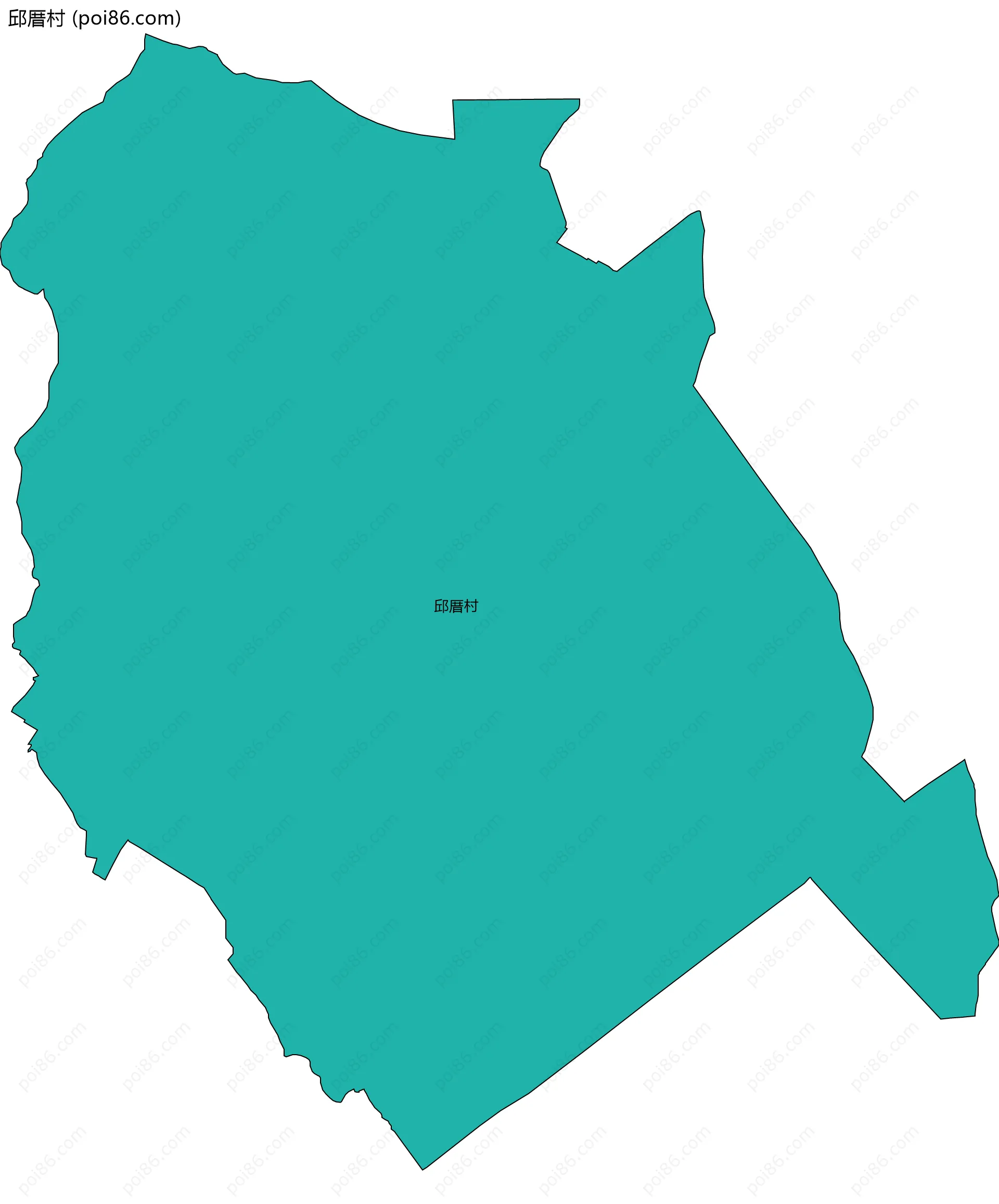 邱厝村边界地图