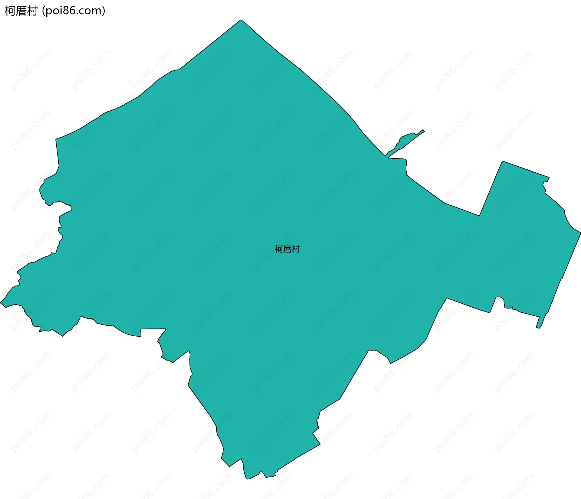 柯厝村边界地图