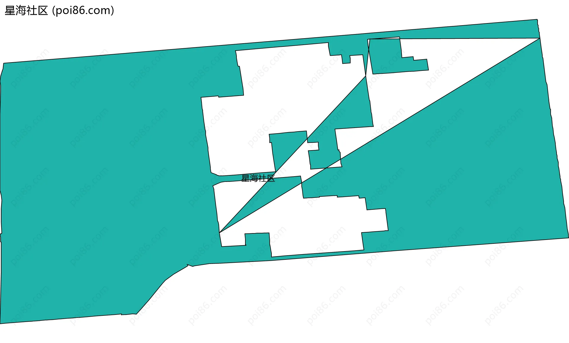 星海社区边界地图