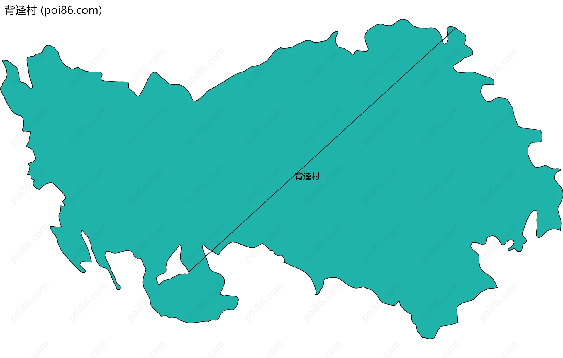 背迳村边界地图