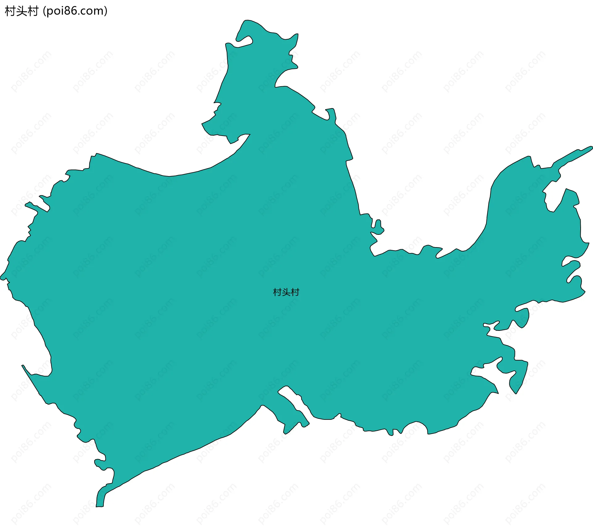 村头村边界地图