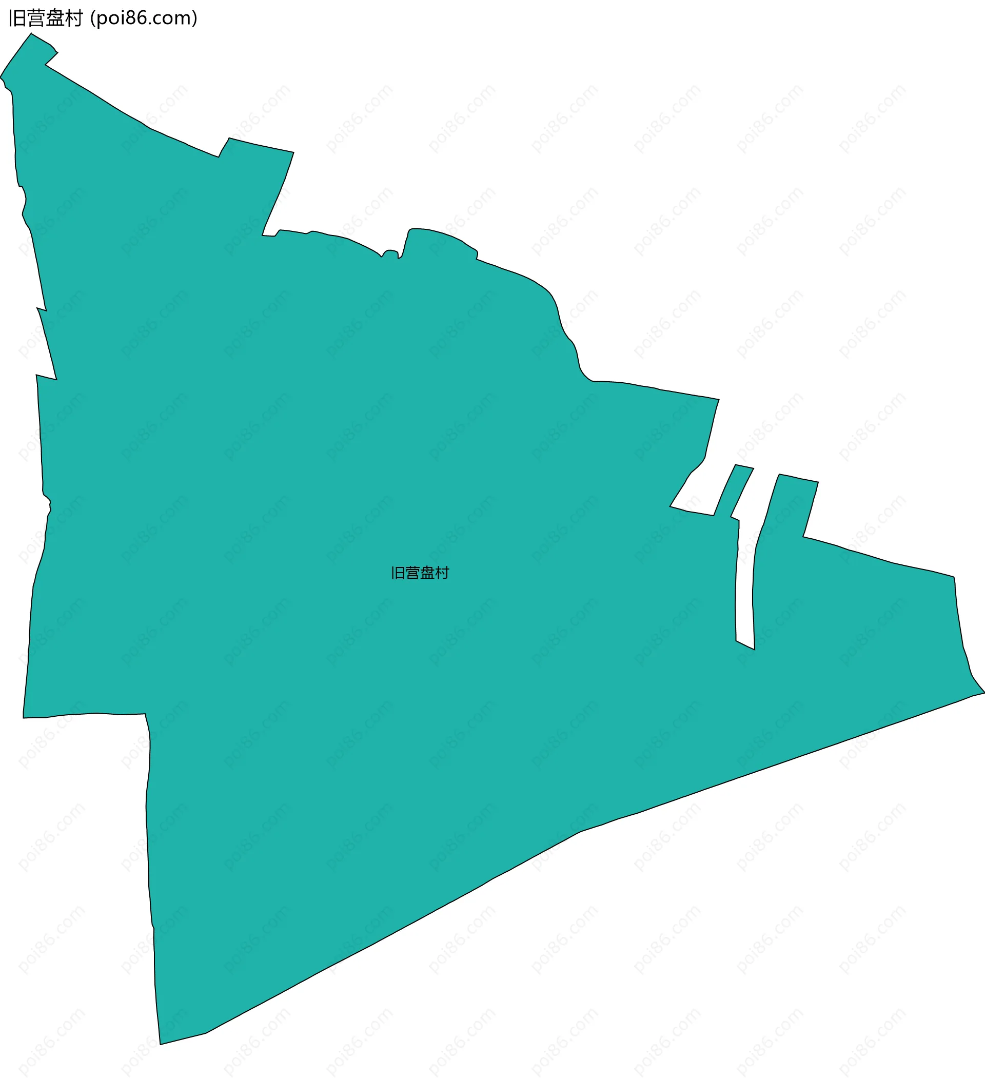 旧营盘村边界地图