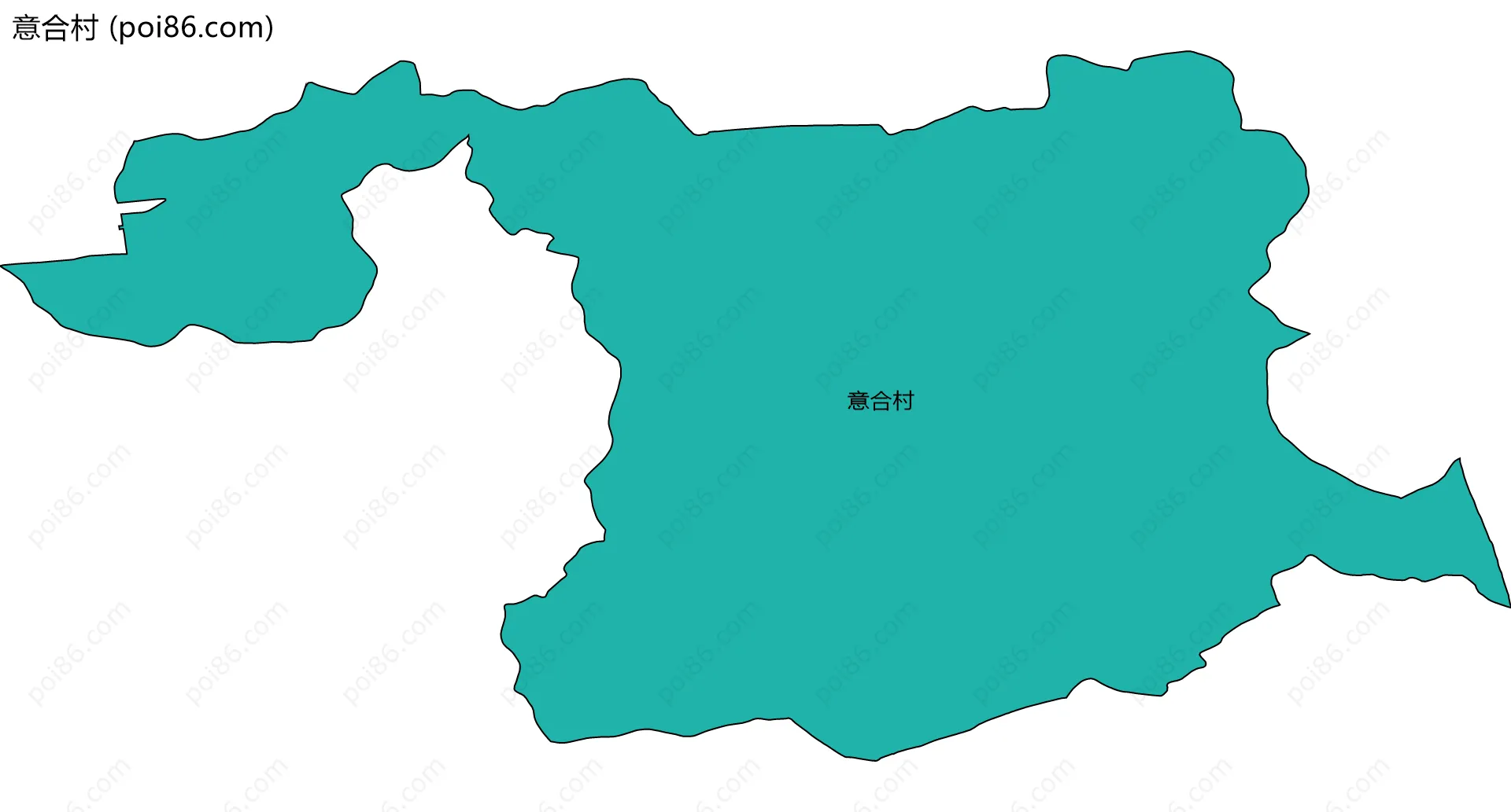 意合村边界地图