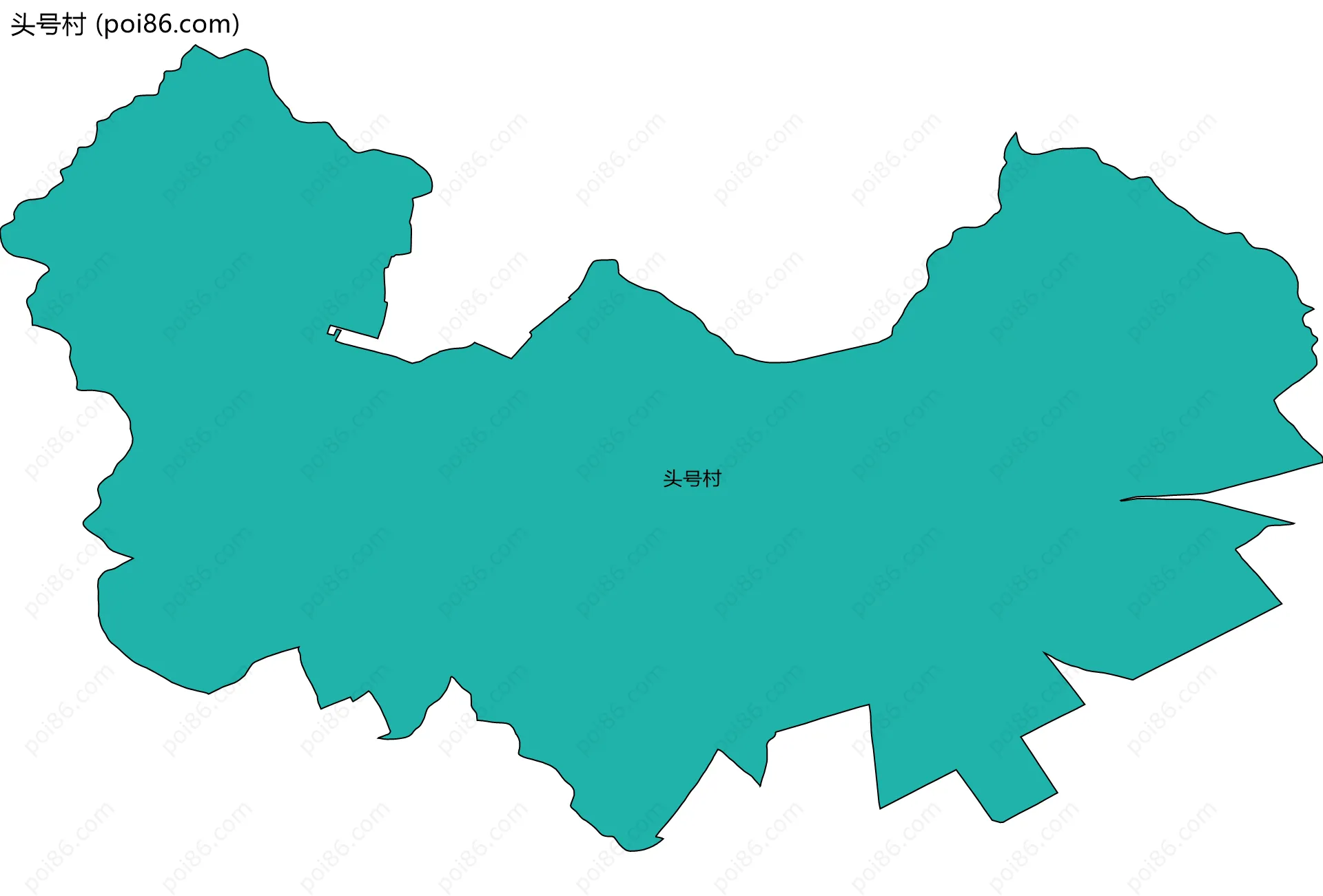 头号村边界地图