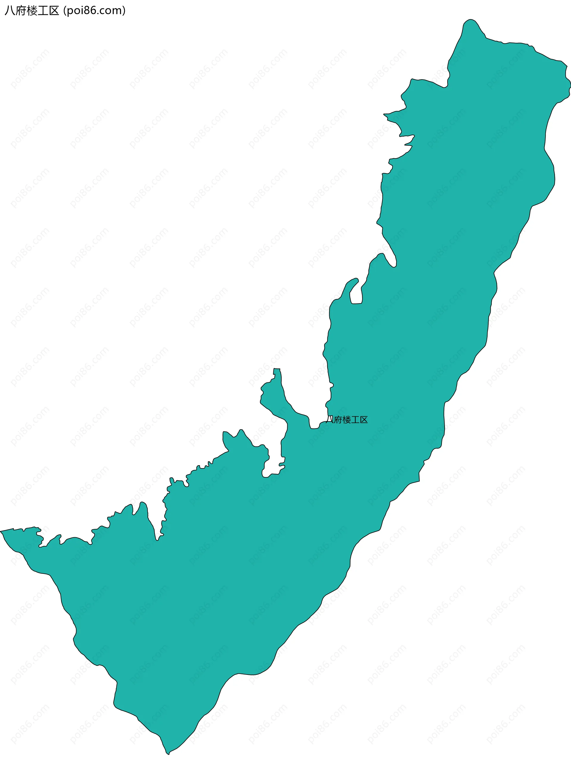 八府楼工区边界地图