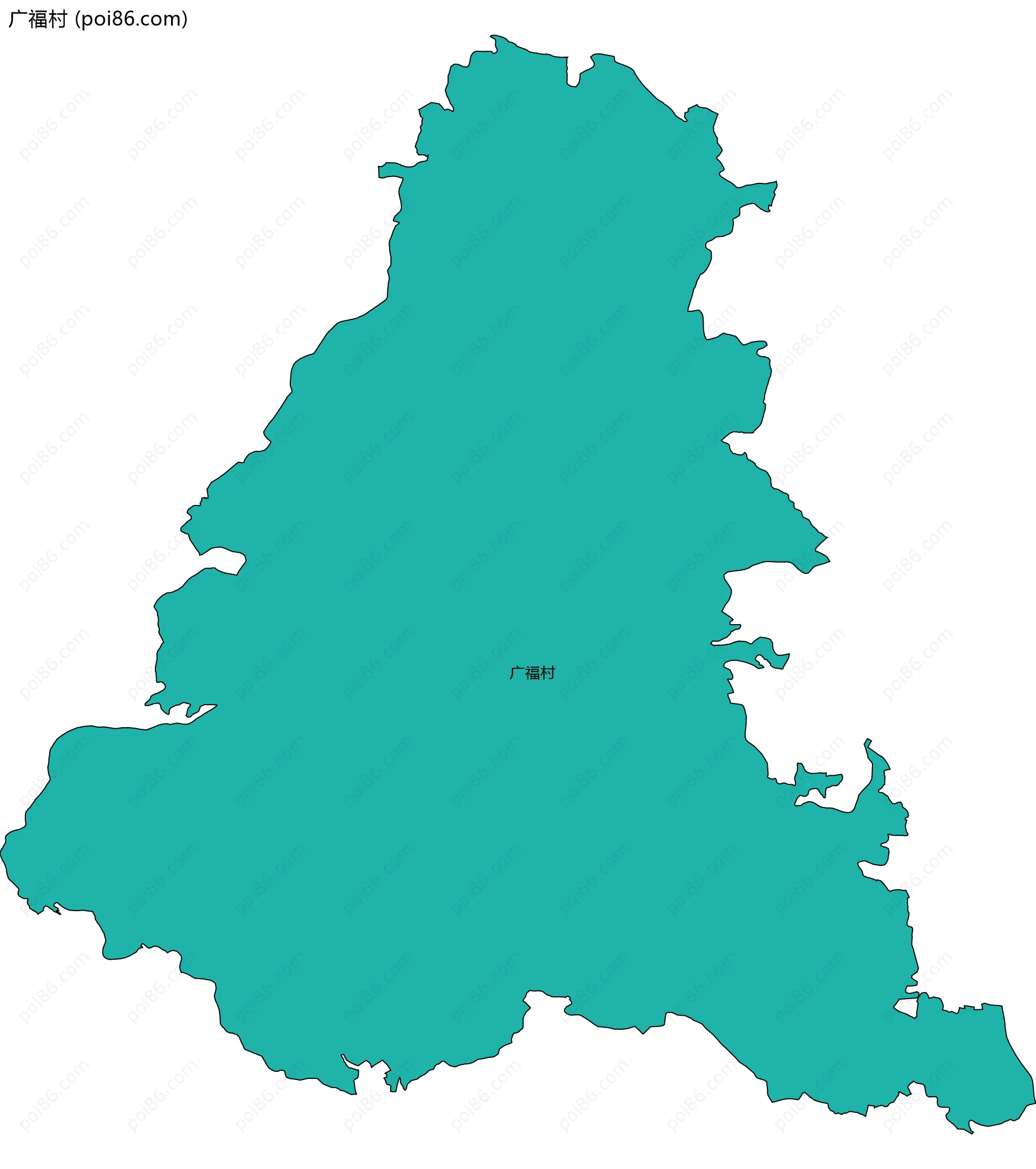 广福村边界地图