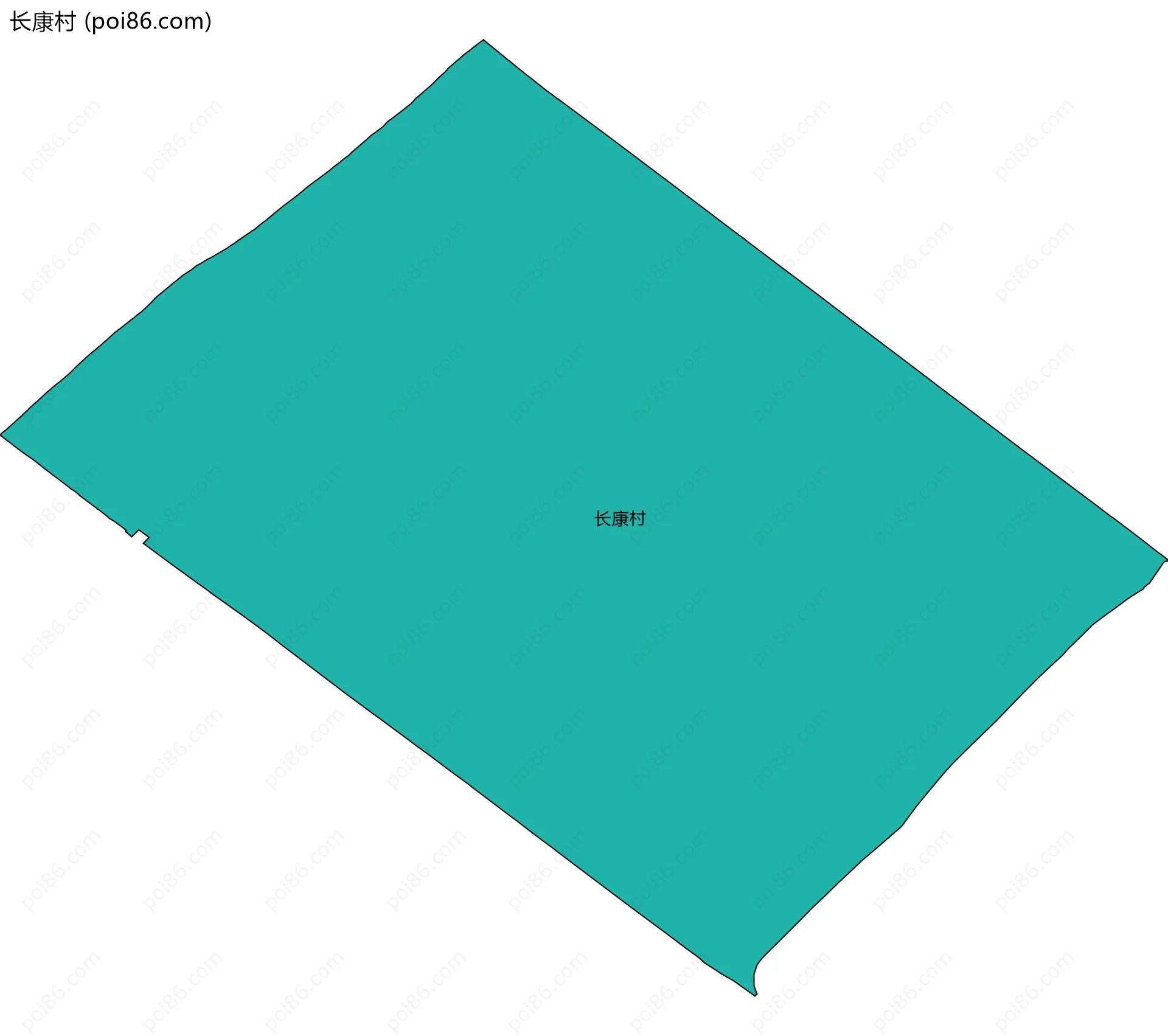 长康村边界地图