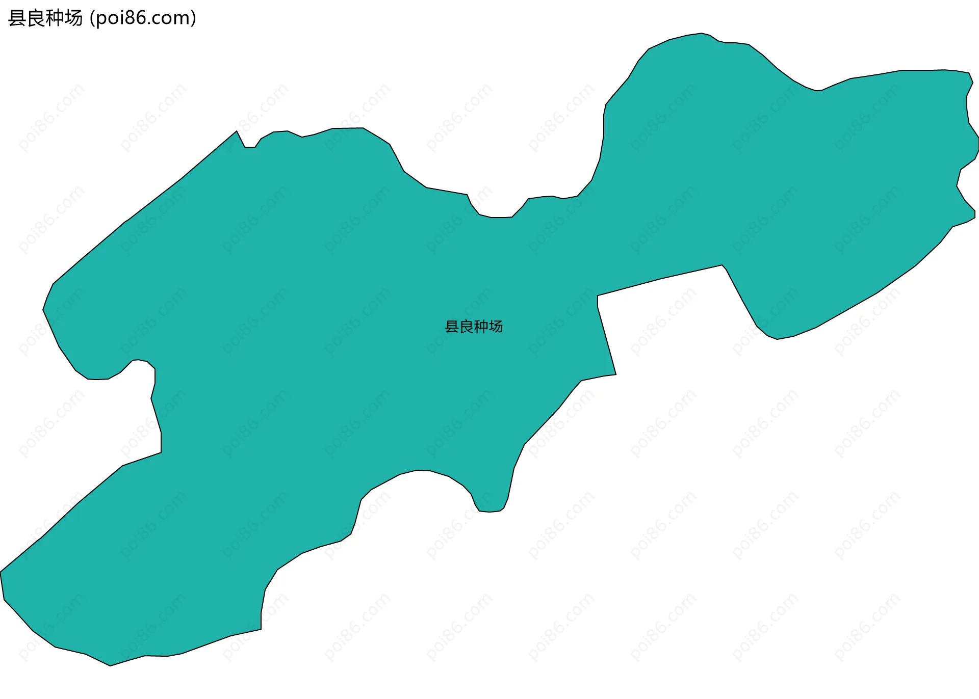 县良种场边界地图