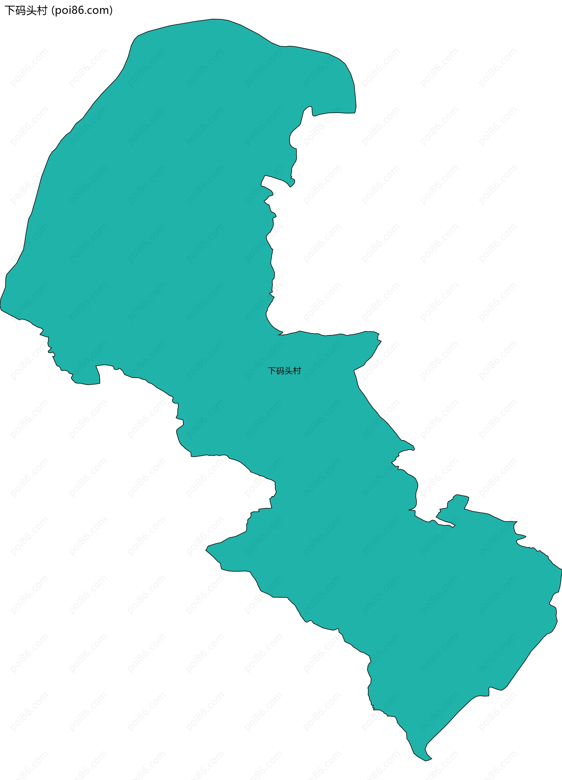 下码头村边界地图