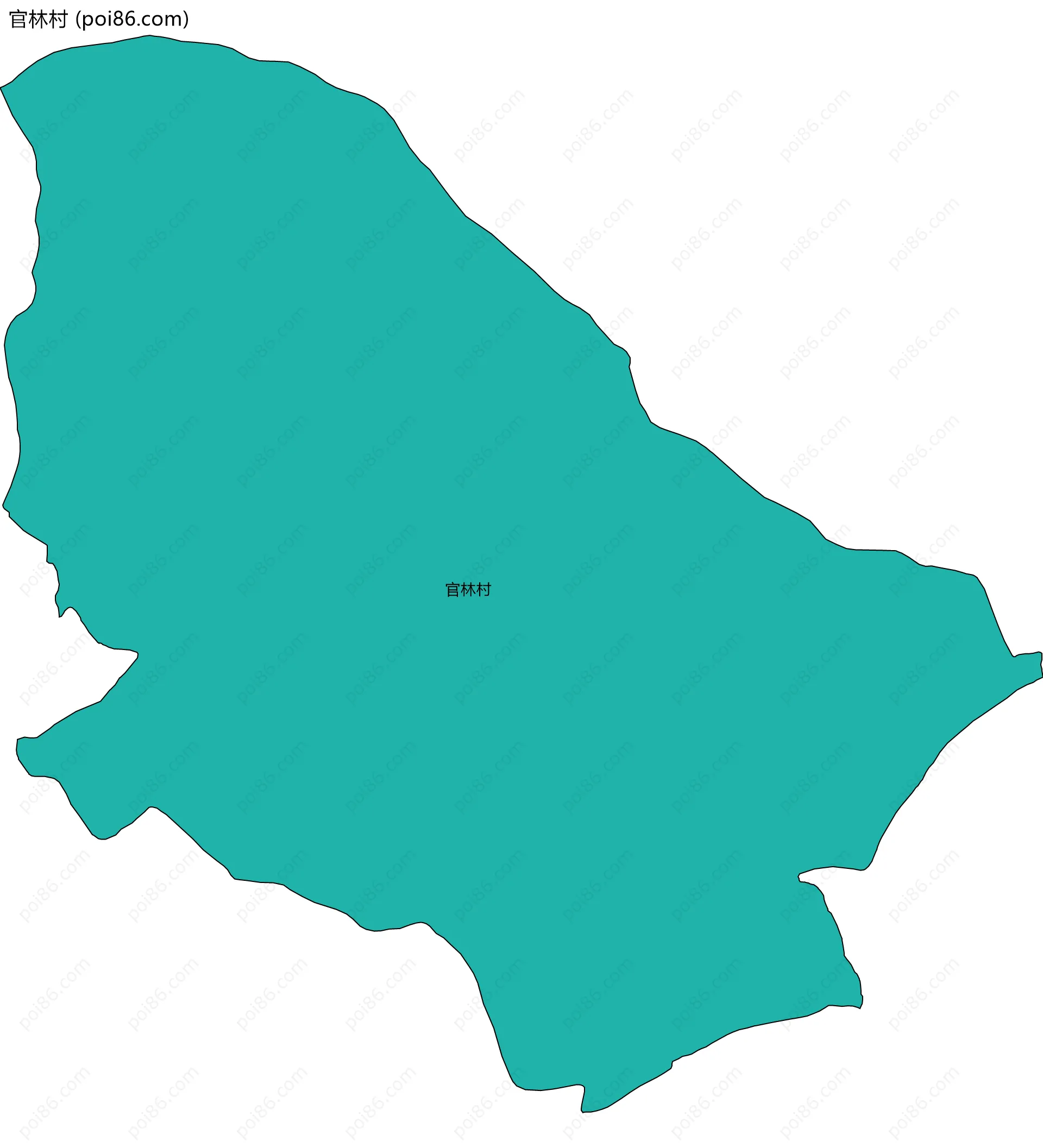 官林村边界地图