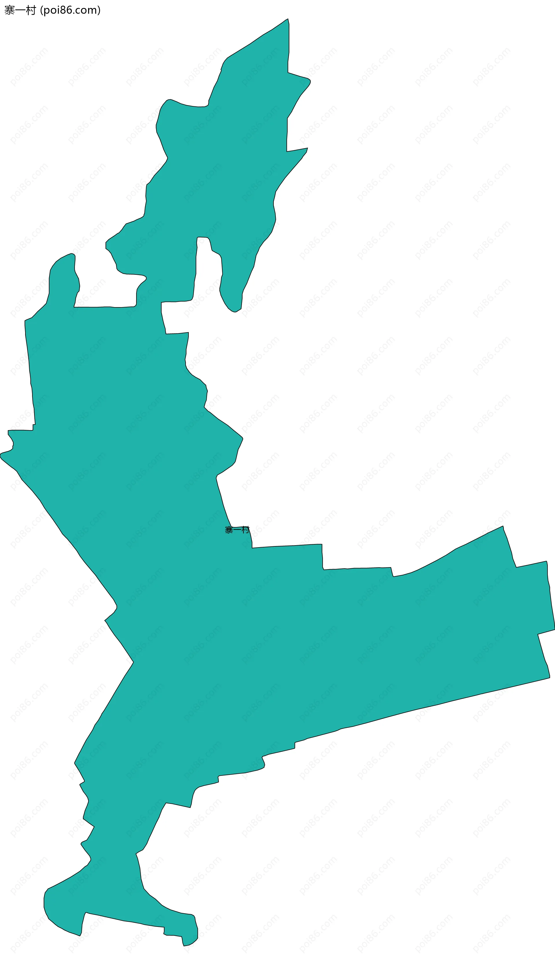 寨一村边界地图