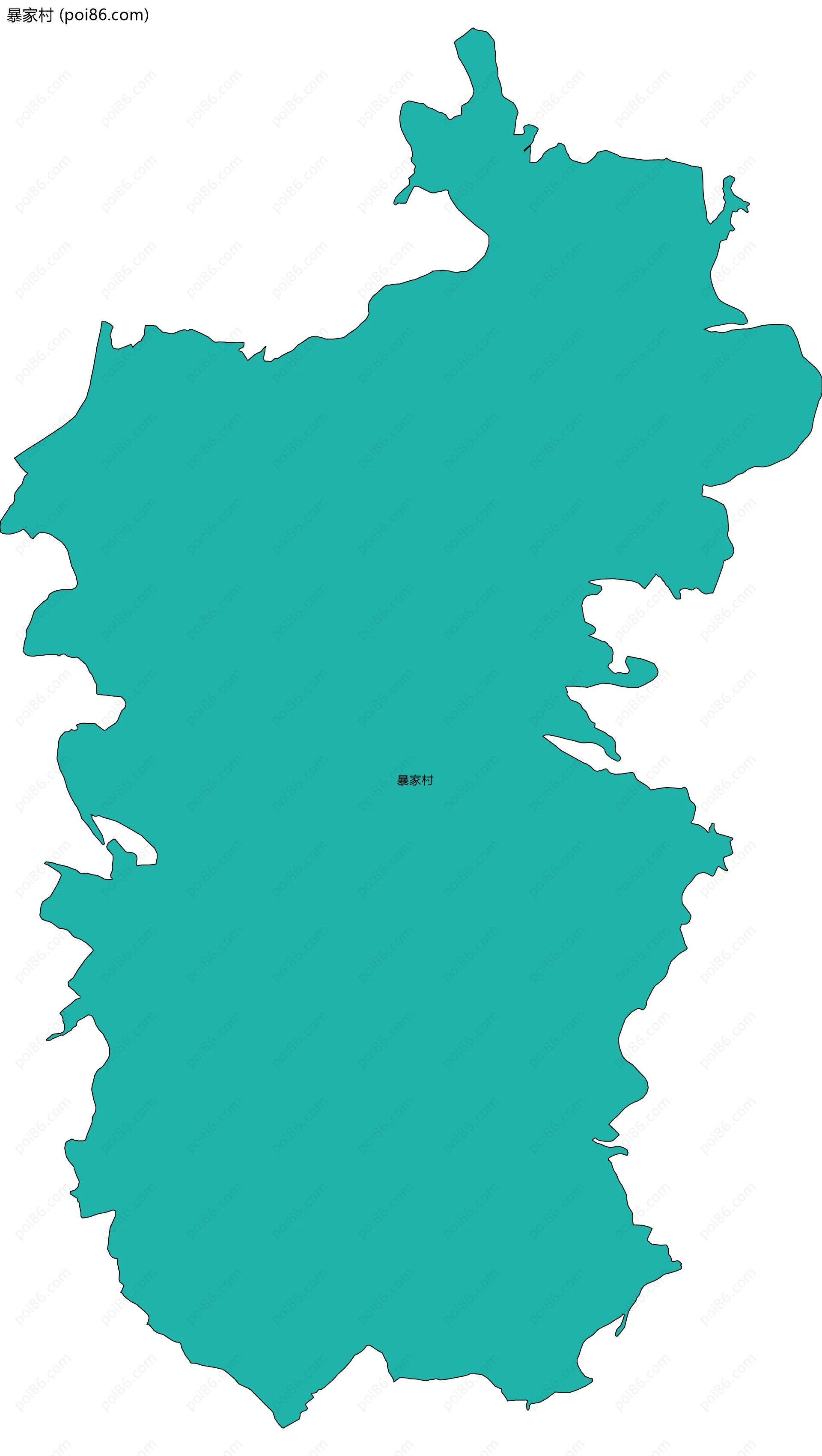 暴家村边界地图