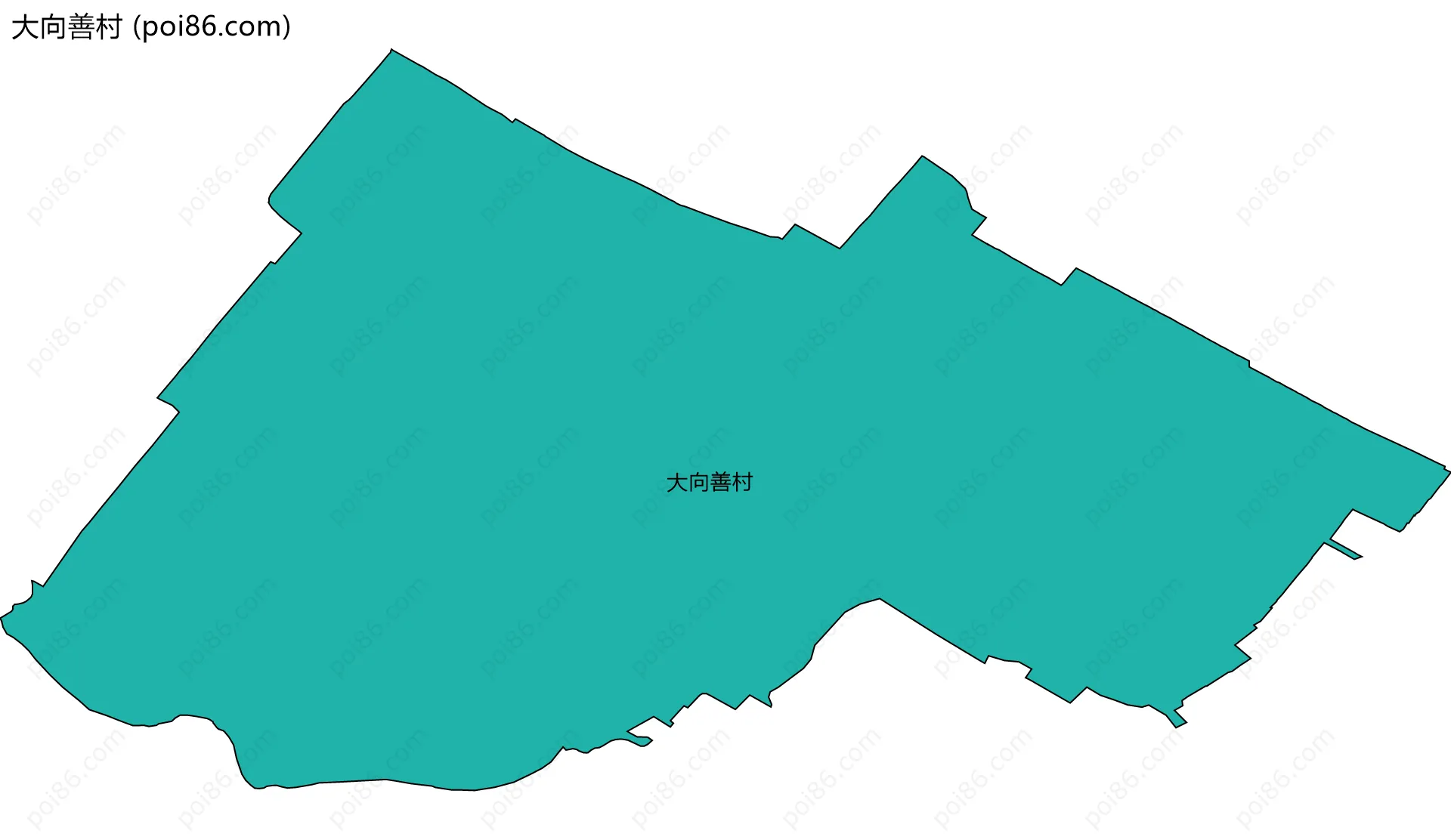 大向善村边界地图